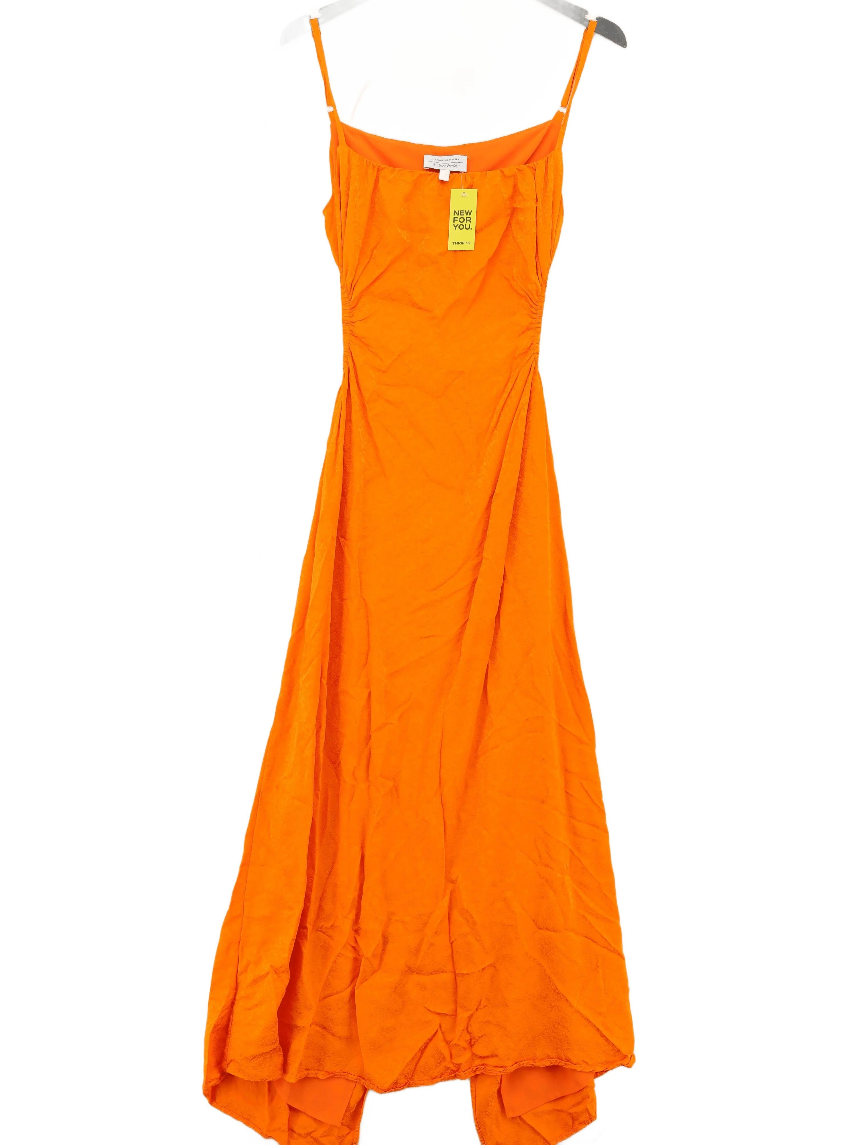 & Other Stories Slip Maxi Dress in Orange