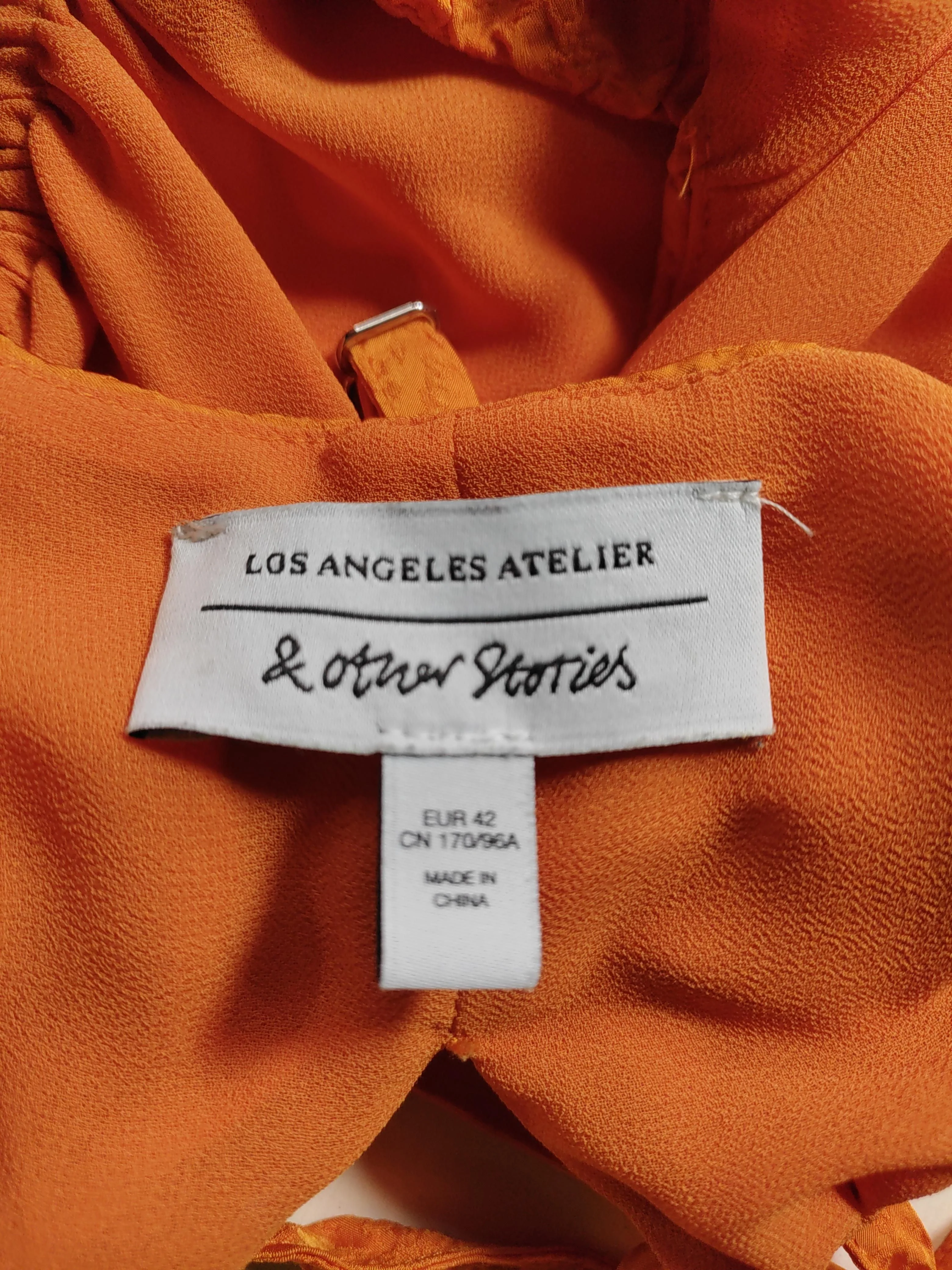 & Other Stories Slip Maxi Dress in Orange - Image 5