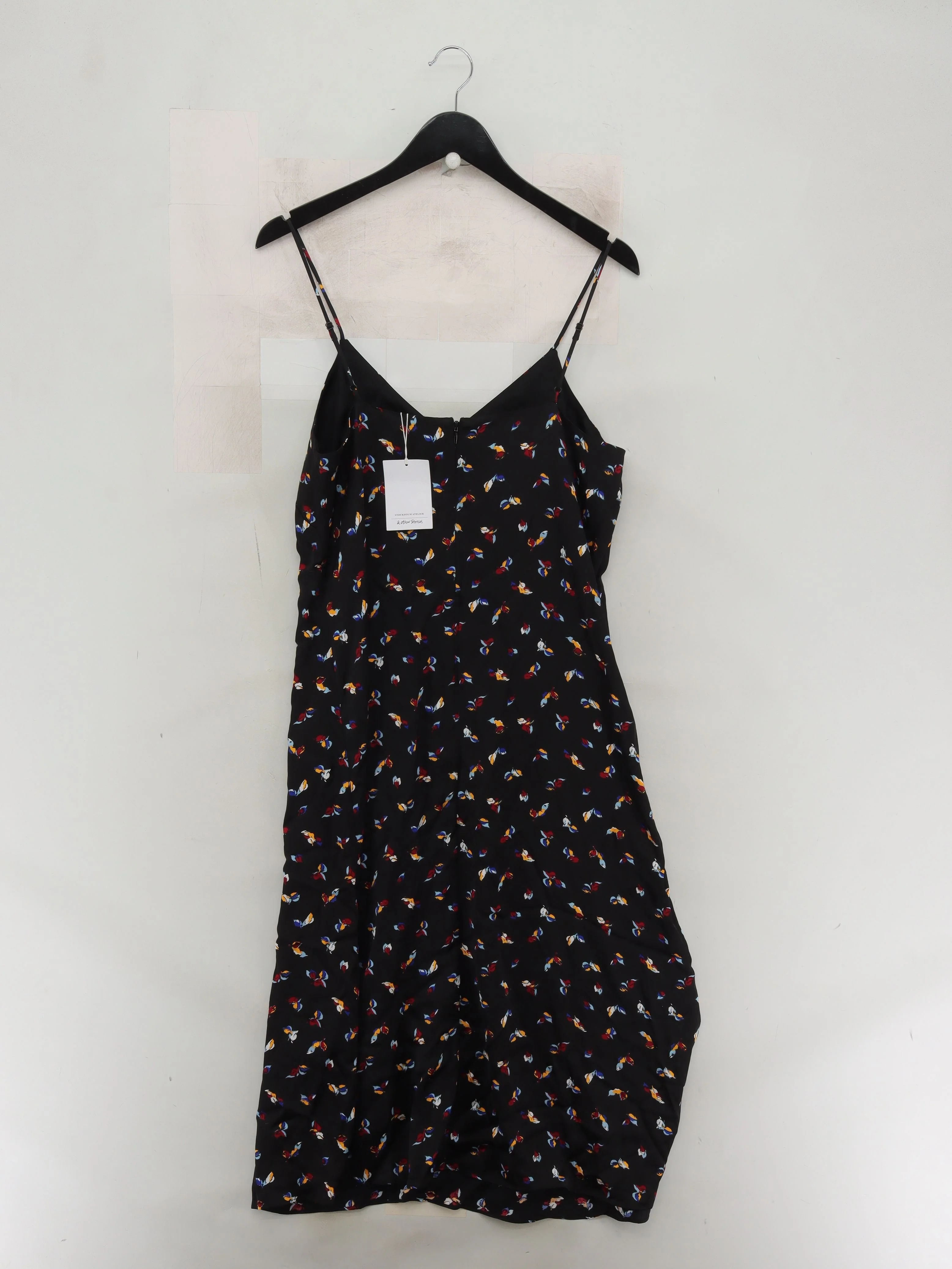 & Other Stories Slip Midi Dress in Black - Image 2