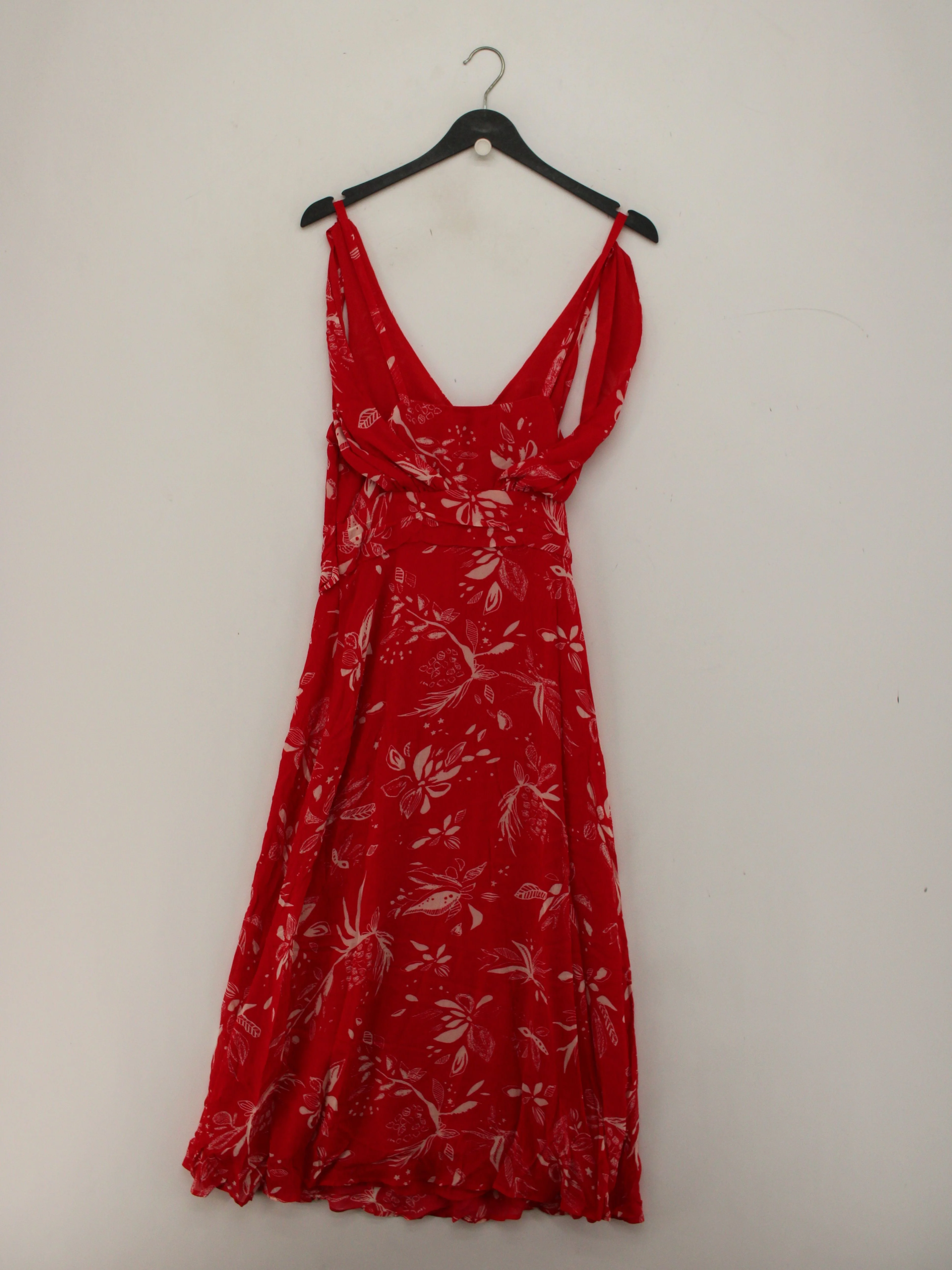 & Other Stories Slip Midi Dress in Red - Image 2