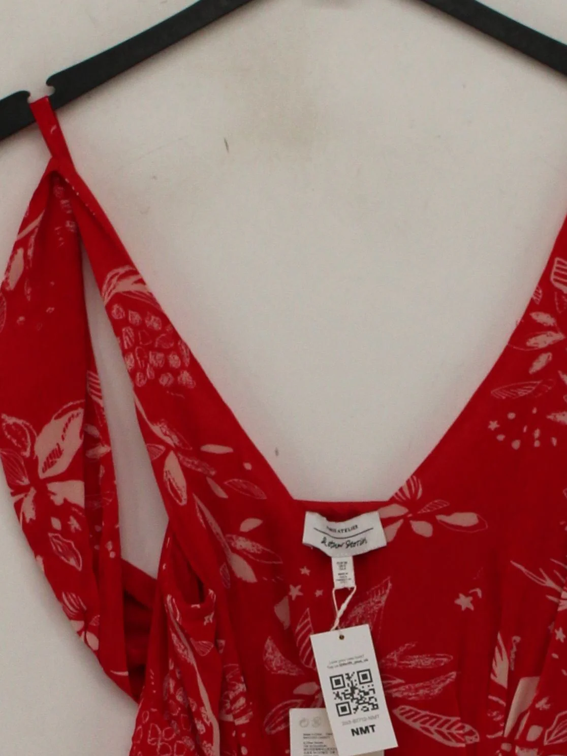 & Other Stories Slip Midi Dress in Red - Image 3