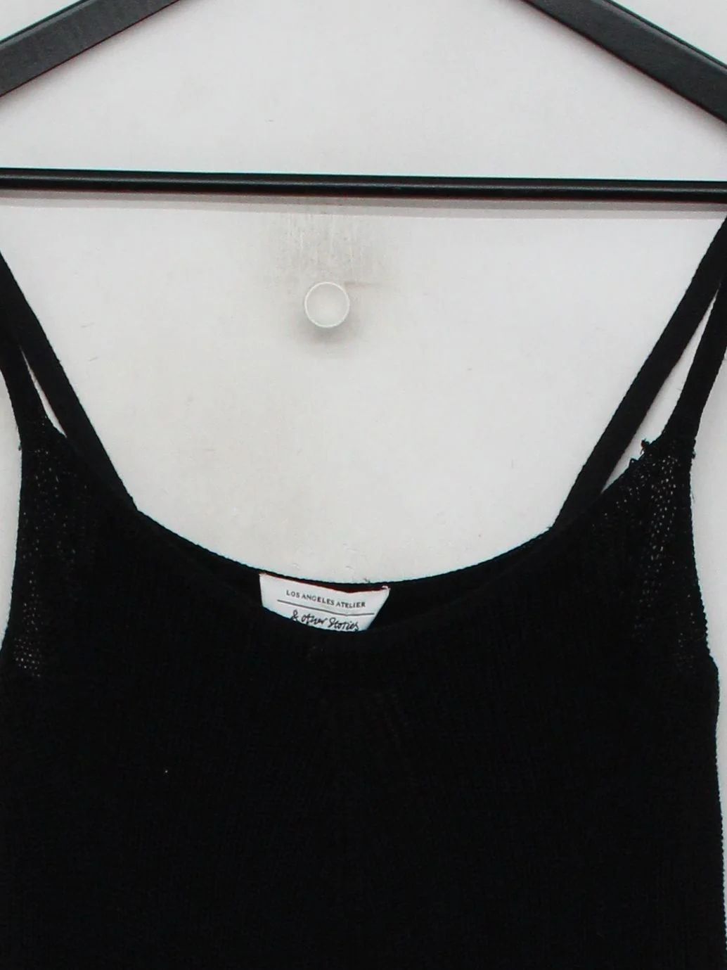 & Other Stories Slip Midi Dress M in Black - Image 3