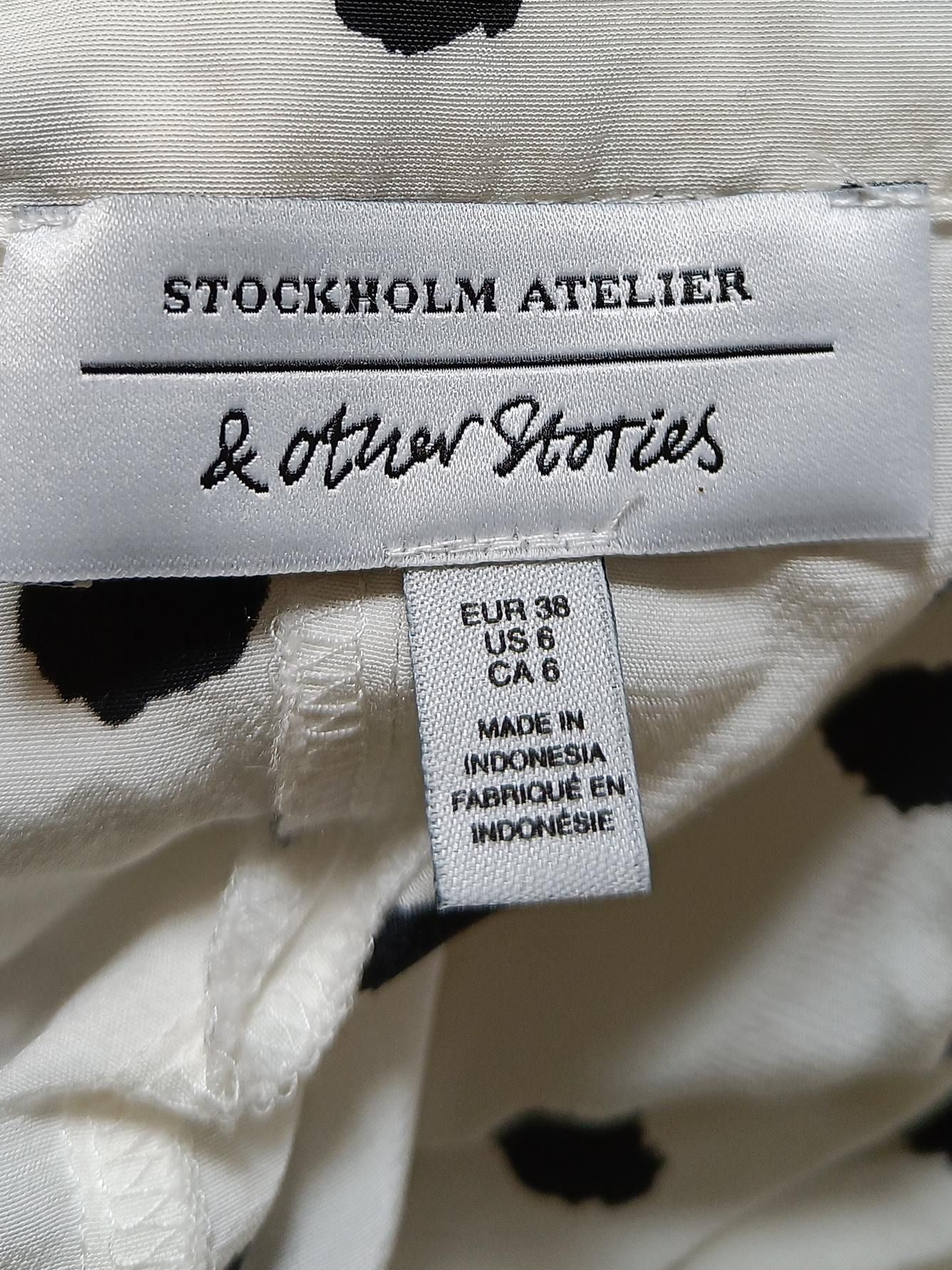 & Other Stories Slip Midi Dress UK10 in White - Image 5