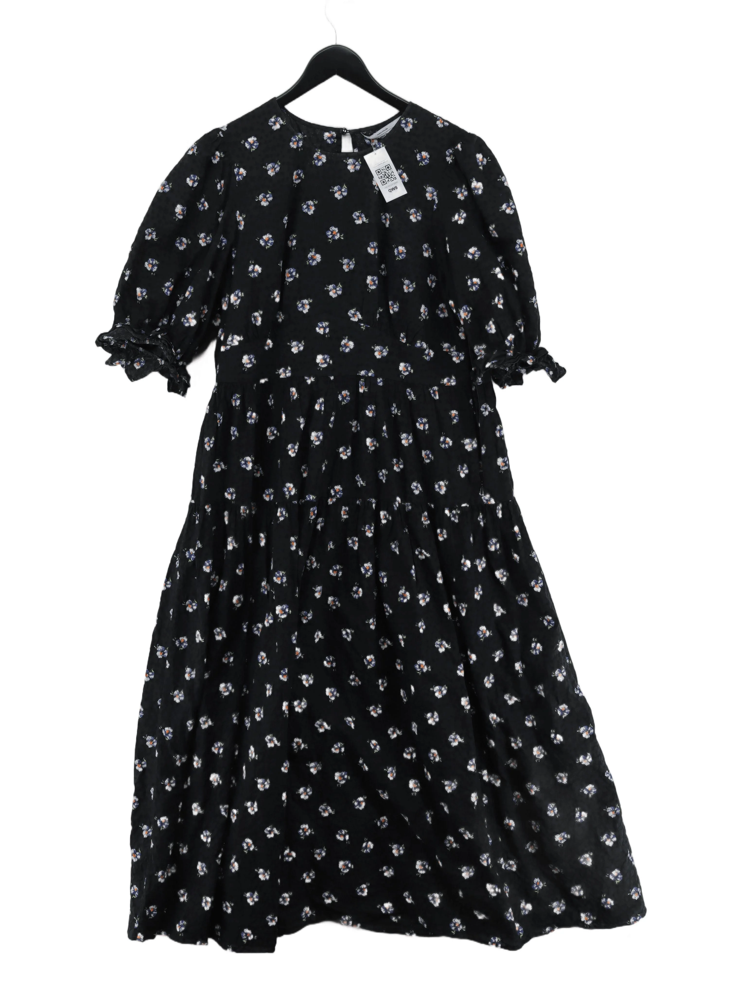 & Other Stories T-Shirt Midi Dress UK10 in Black