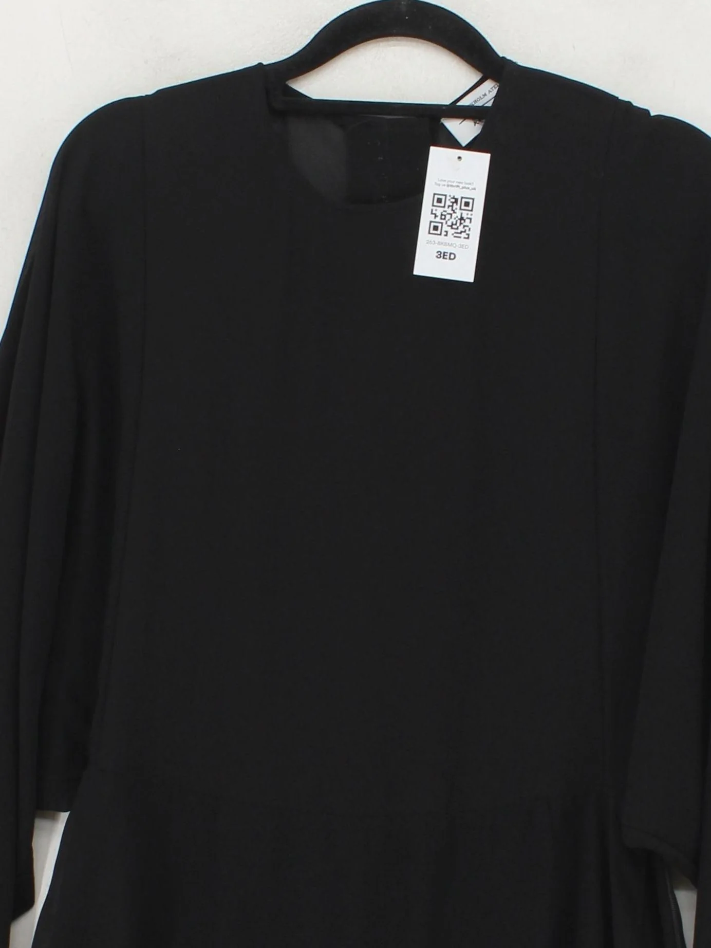 & Other Stories T-Shirt Mini Dress in Black - Image 3