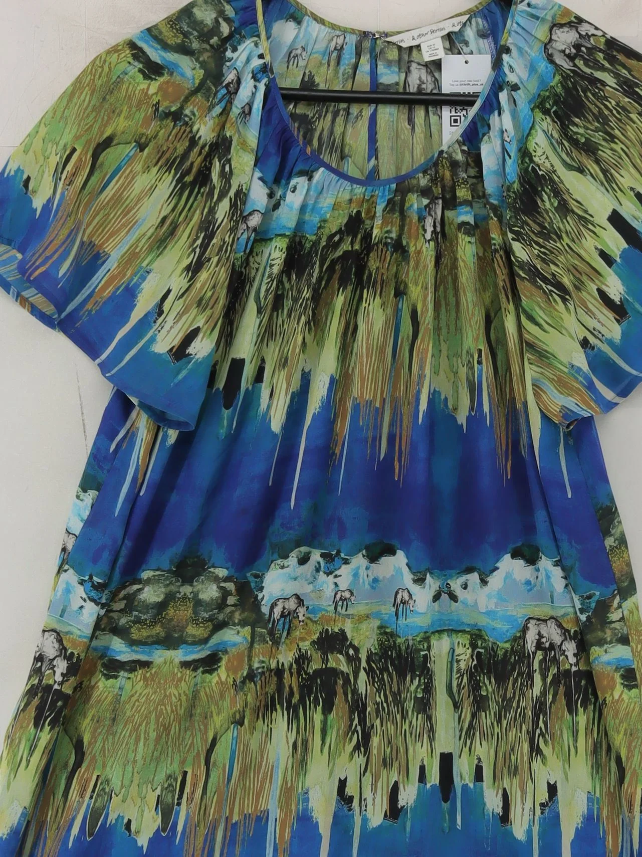 & Other Stories T-Shirt Mini Dress UK14 in Multi - Image 3