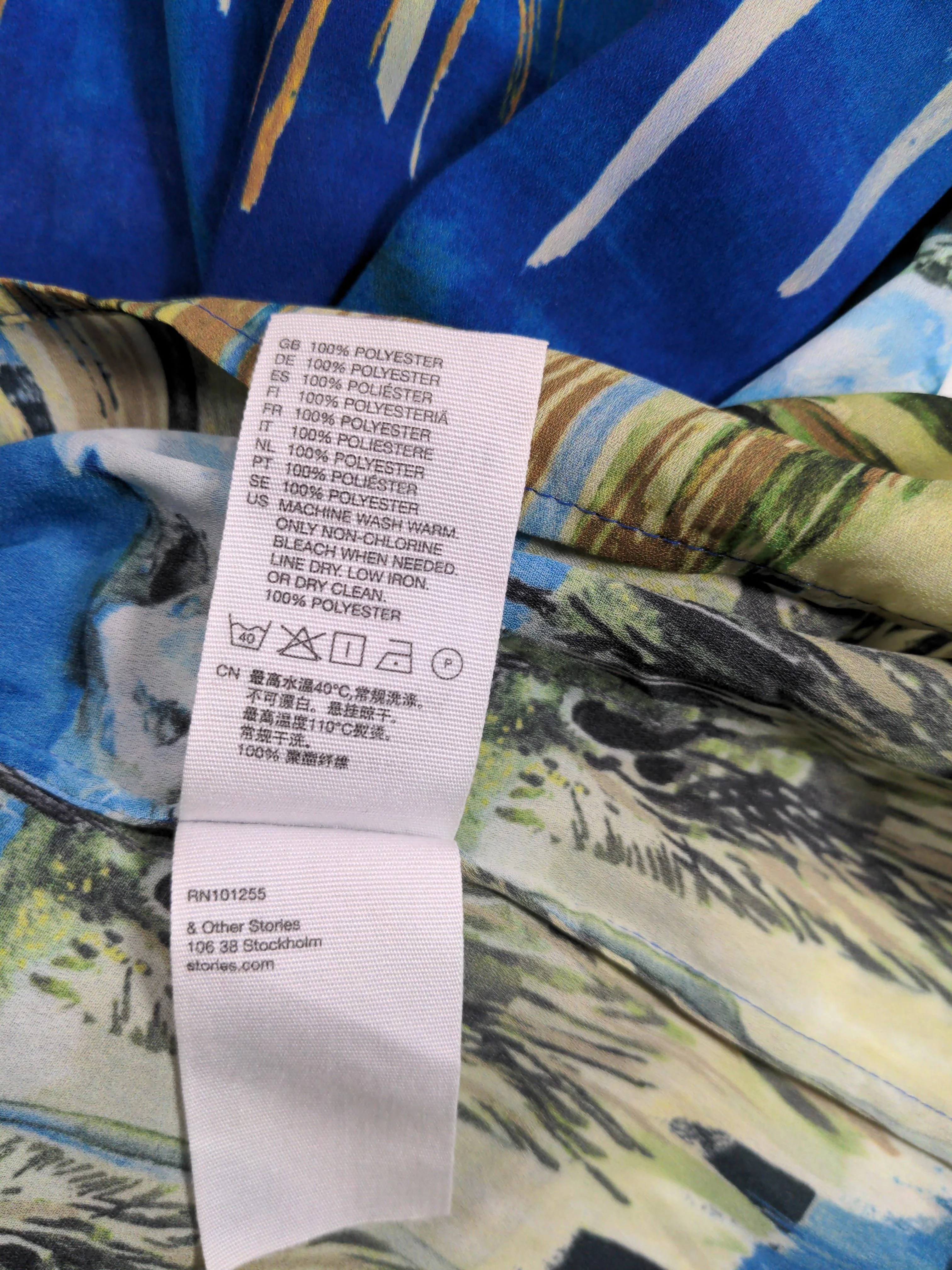 & Other Stories T-Shirt Mini Dress UK14 in Multi - Image 6