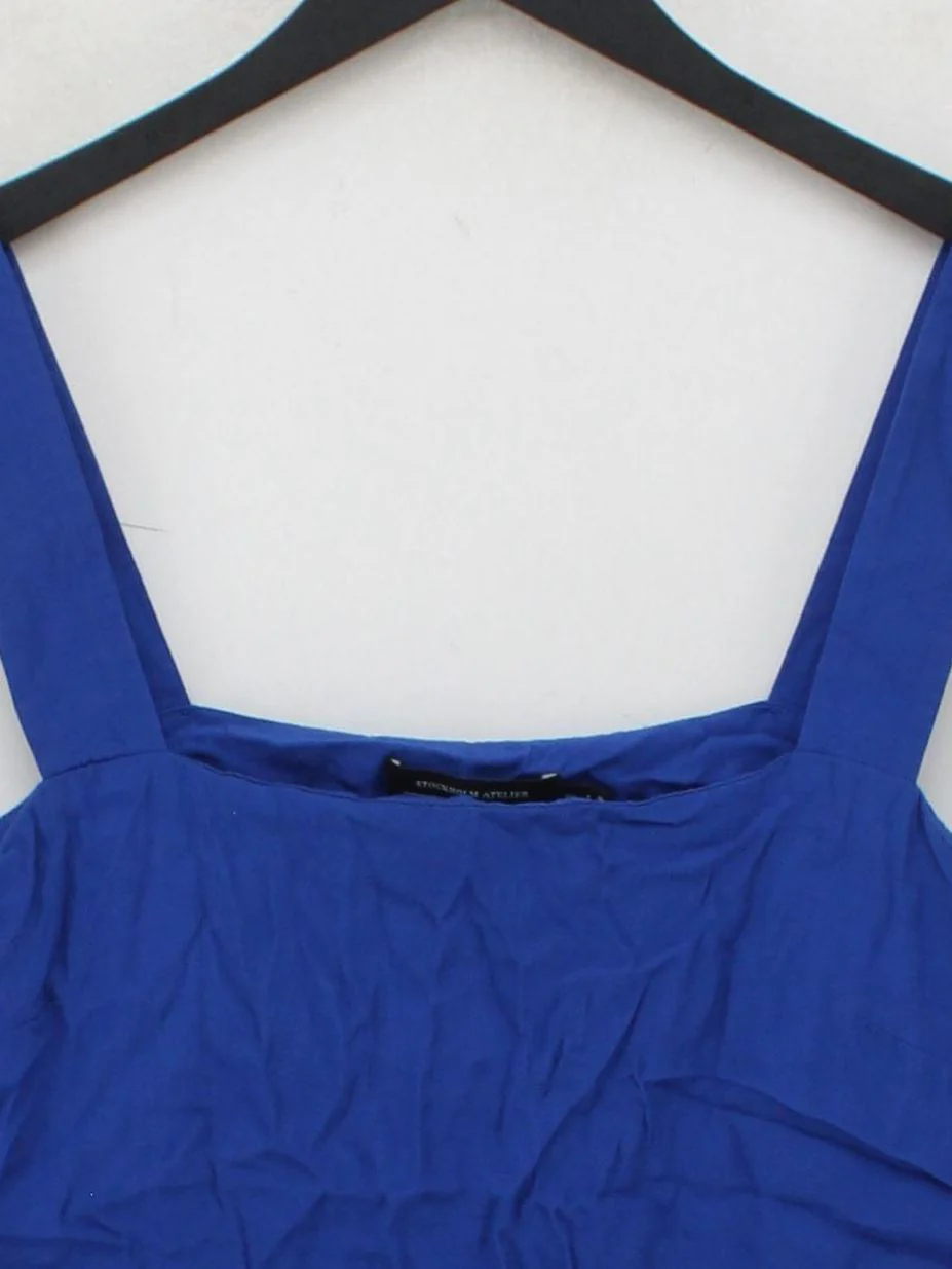 & Other Stories Tank Mini Dress L in Blue - Image 3