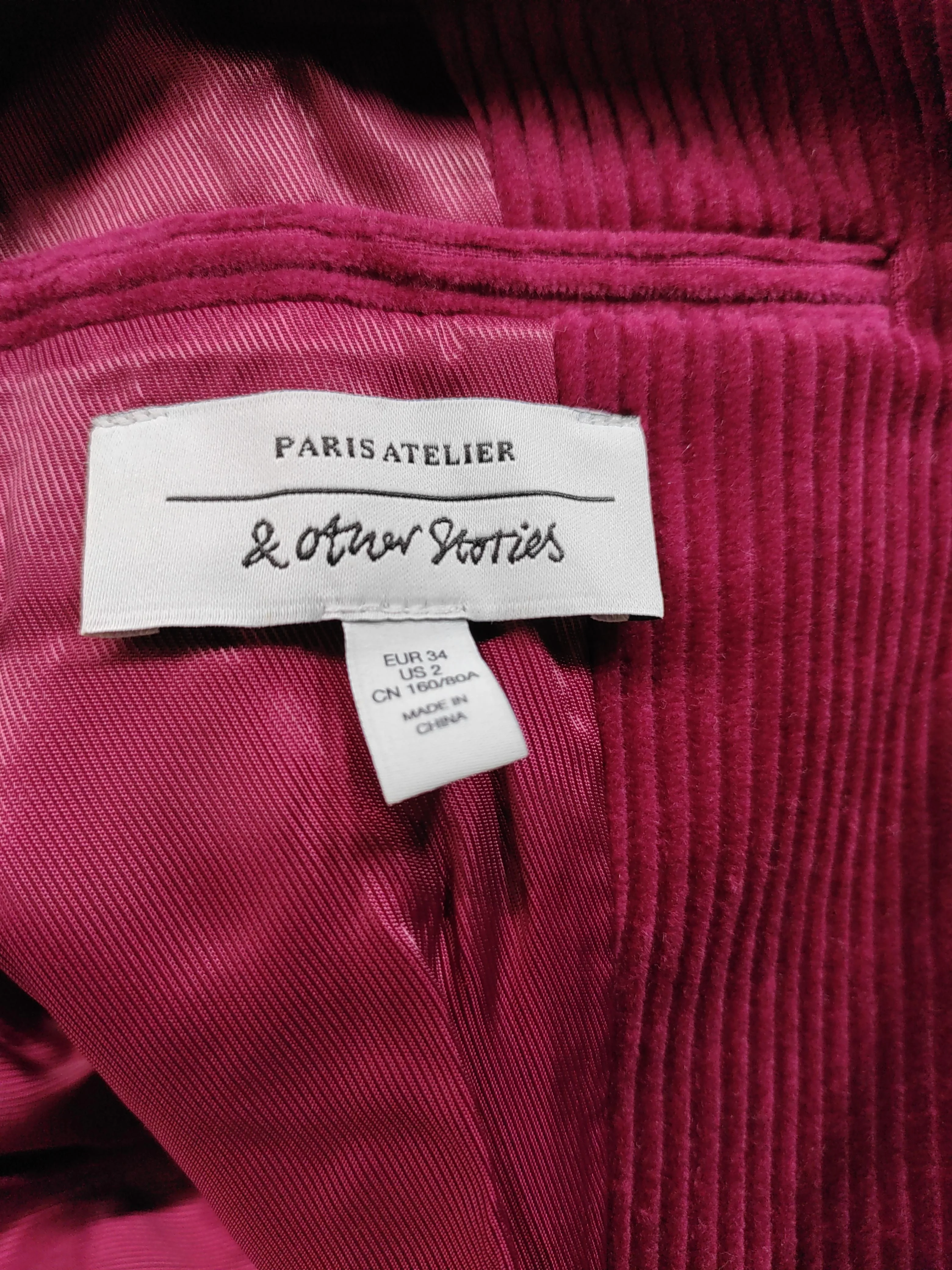& Other Stories Women's Blazer UK 6 Pink 100% Other Overcoat - Image 5