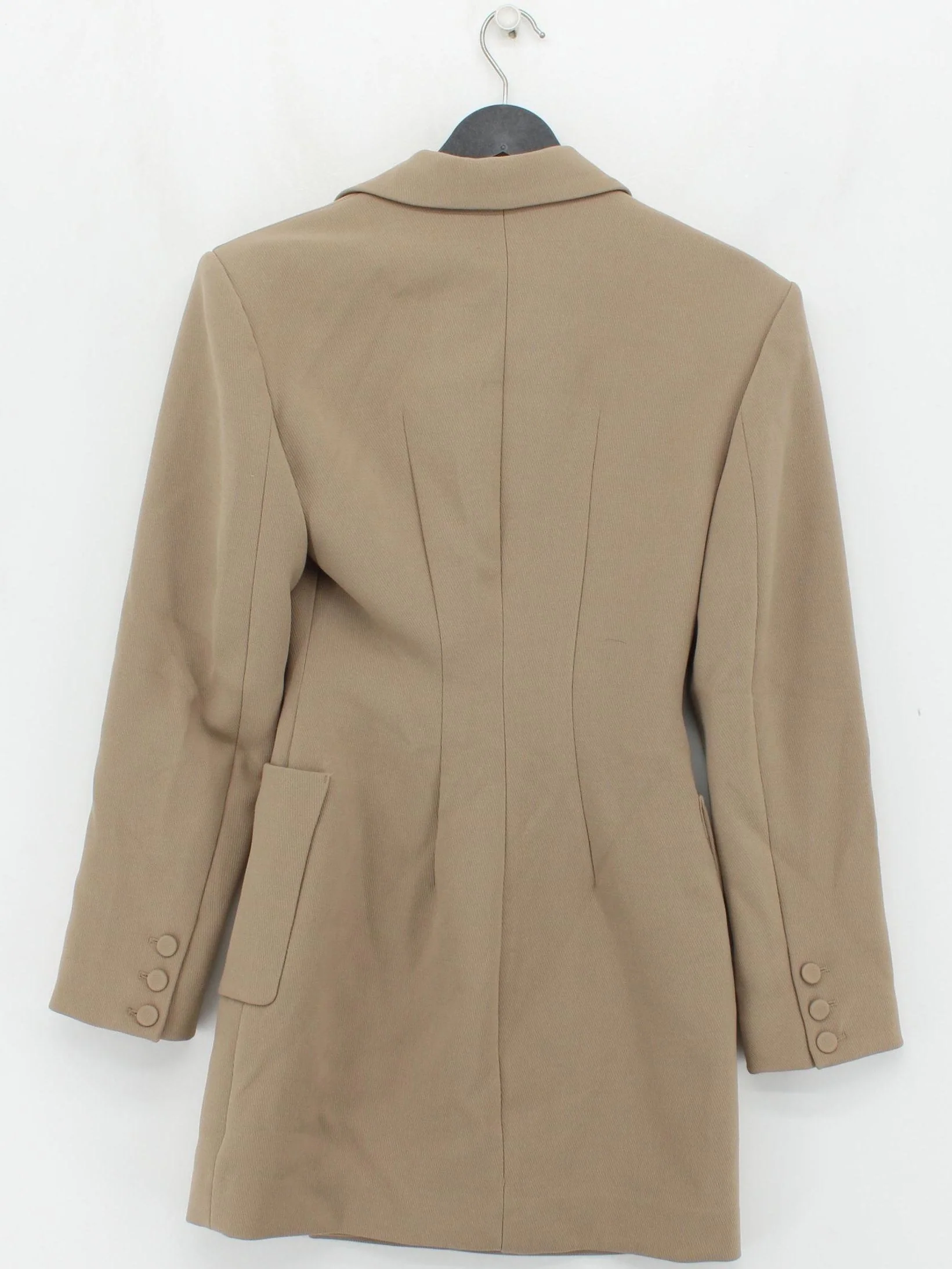 & Other Stories Women's Blazer UK 6 Tan Polyester - Image 2
