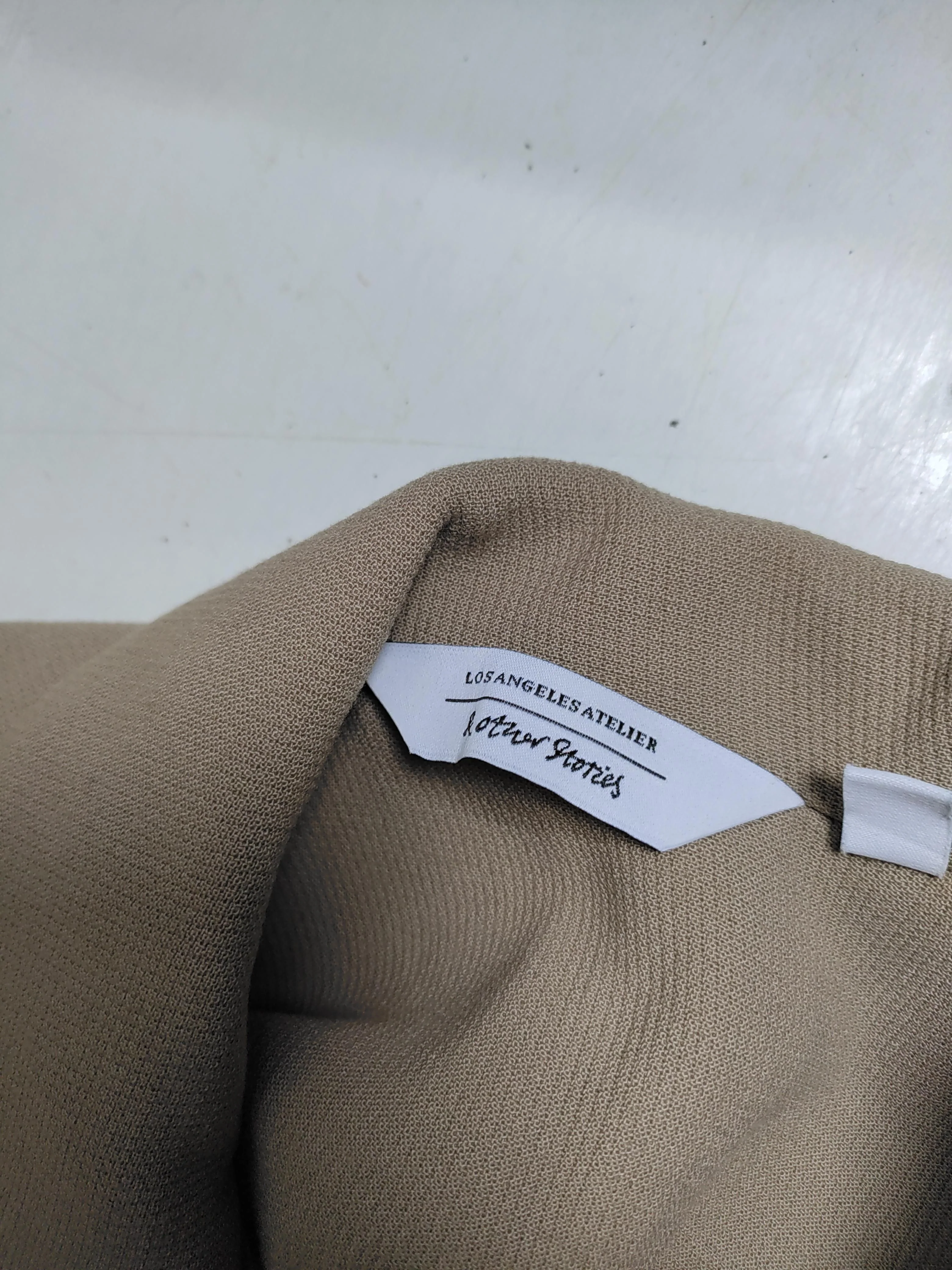 & Other Stories Women's Blazer UK 6 Tan Polyester - Image 5