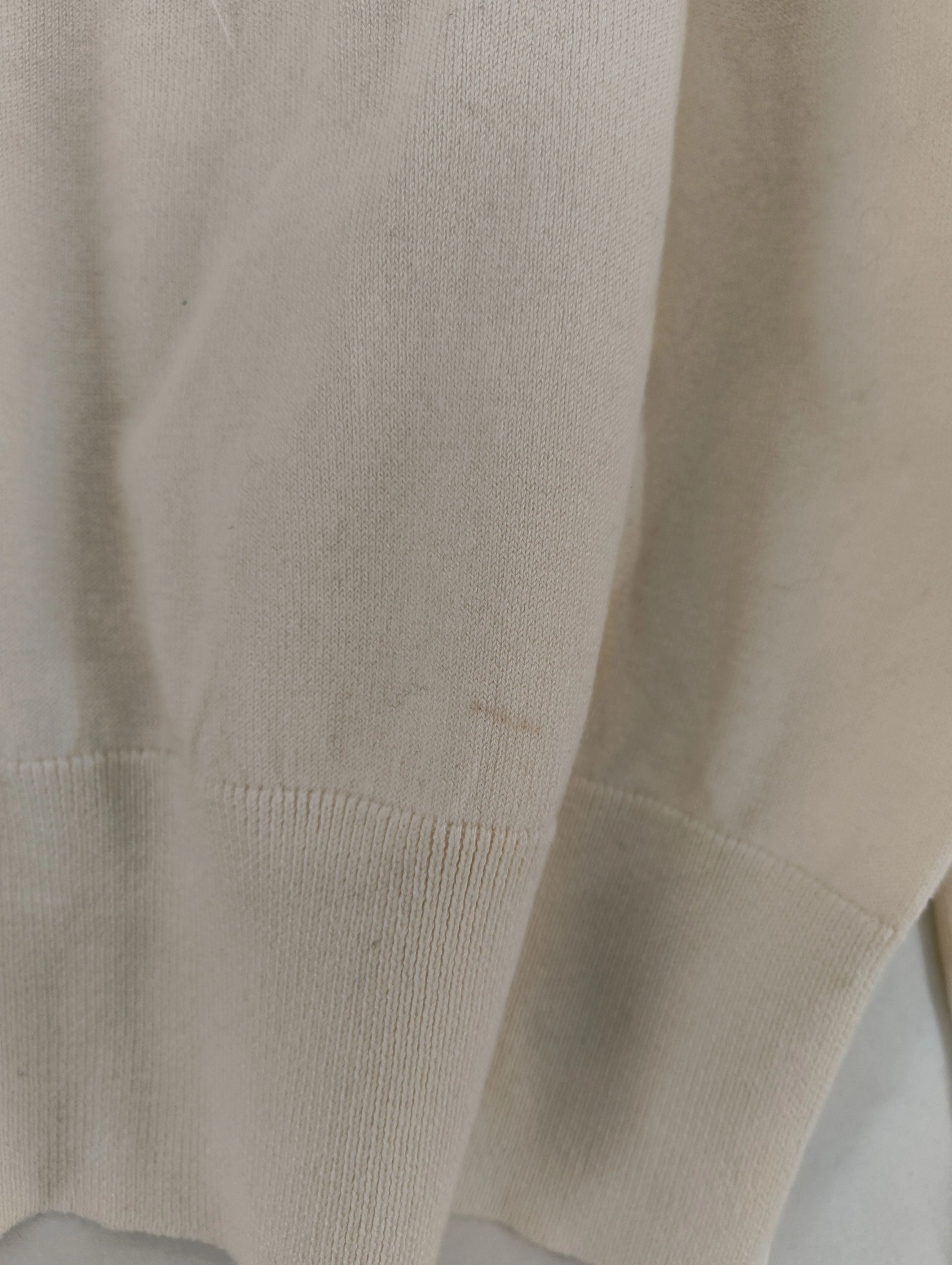 & Other Stories Women's Blouse M Cream Cotton with Polyamide, Polyester Basic - Image 5