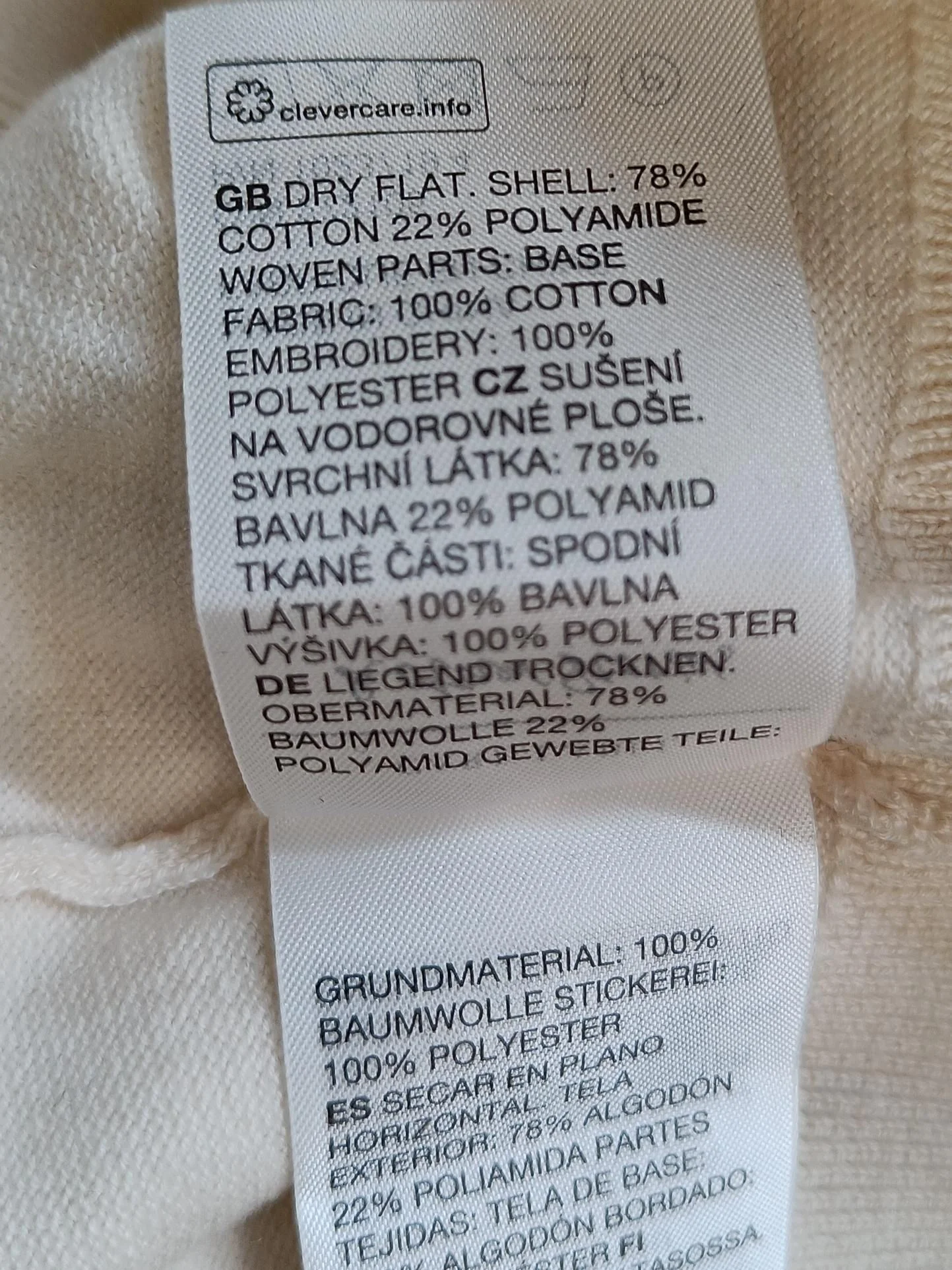 & Other Stories Women's Blouse M Cream Cotton with Polyamide, Polyester Basic - Image 7