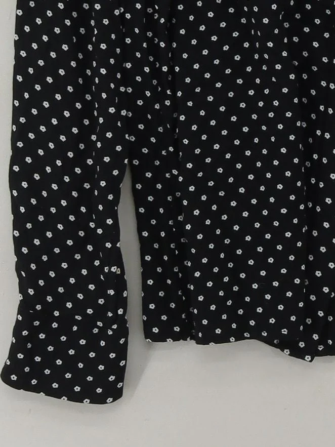 & Other Stories Women's Blouse UK 10 Black 100% Viscose Basic - Image 4