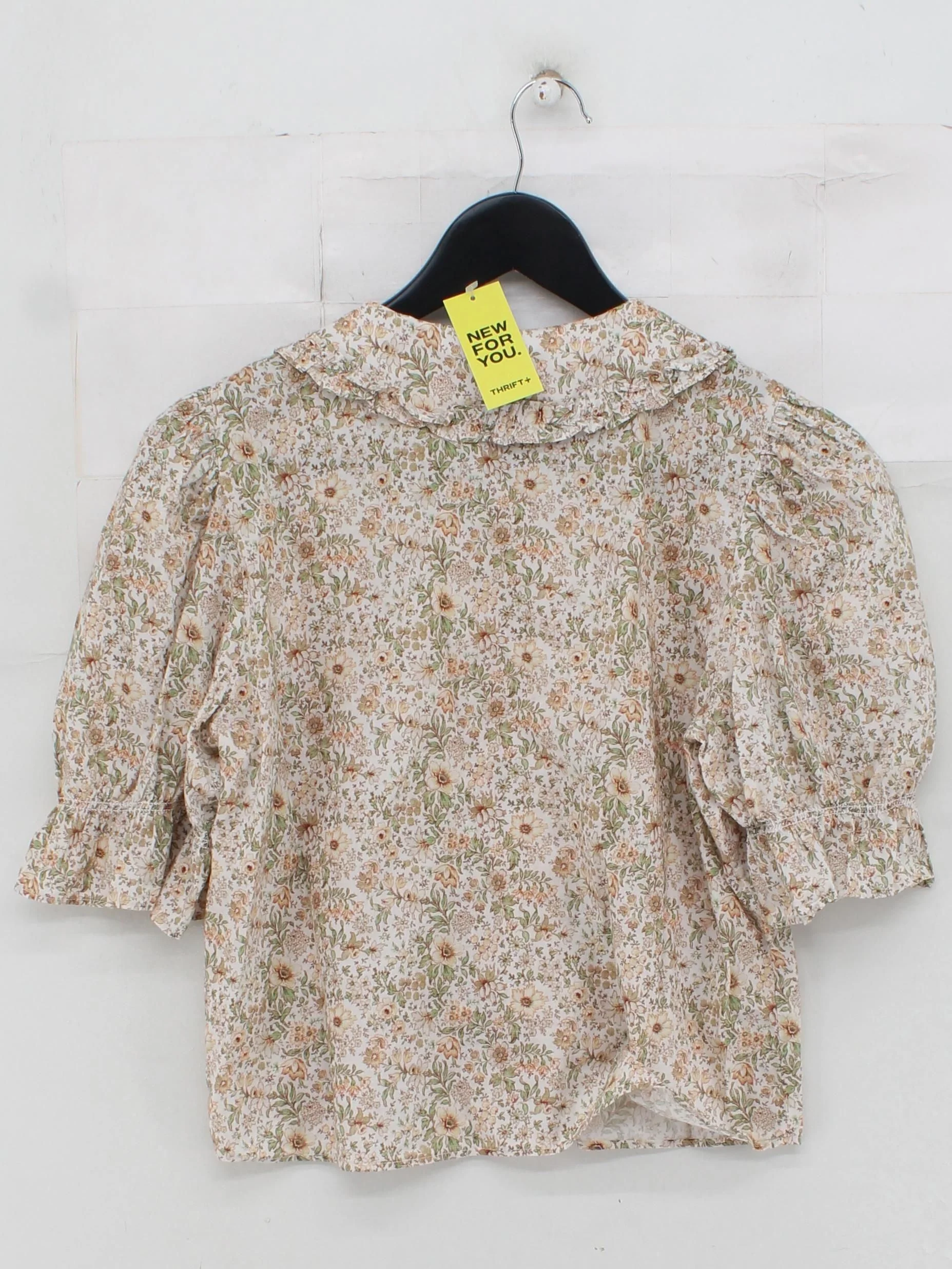 & Other Stories Women's Blouse UK 10 Multi 100% Cotton Basic - Image 2