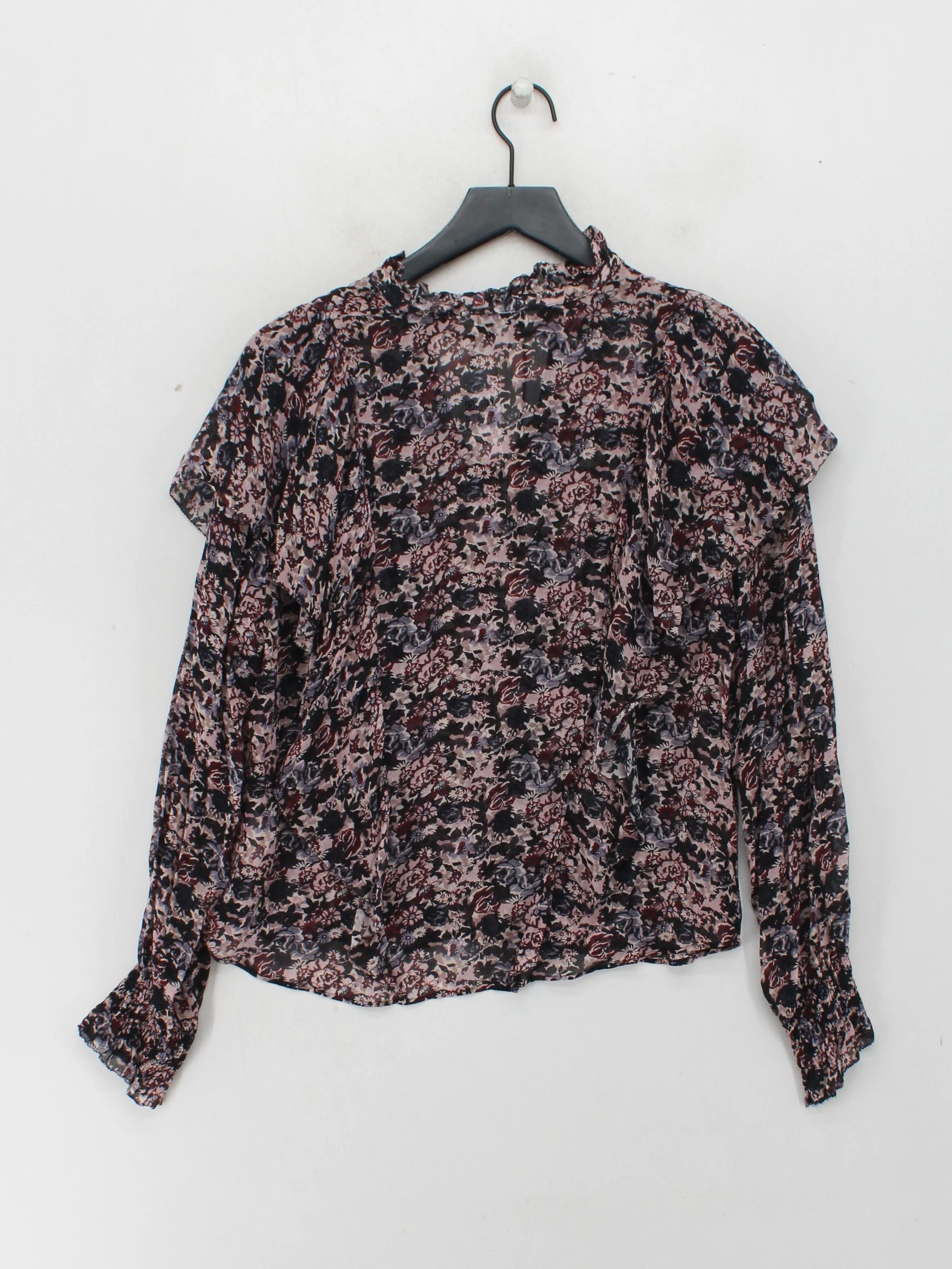 & Other Stories Women's Blouse UK 10 Multi 100% Viscose Basic - Image 2