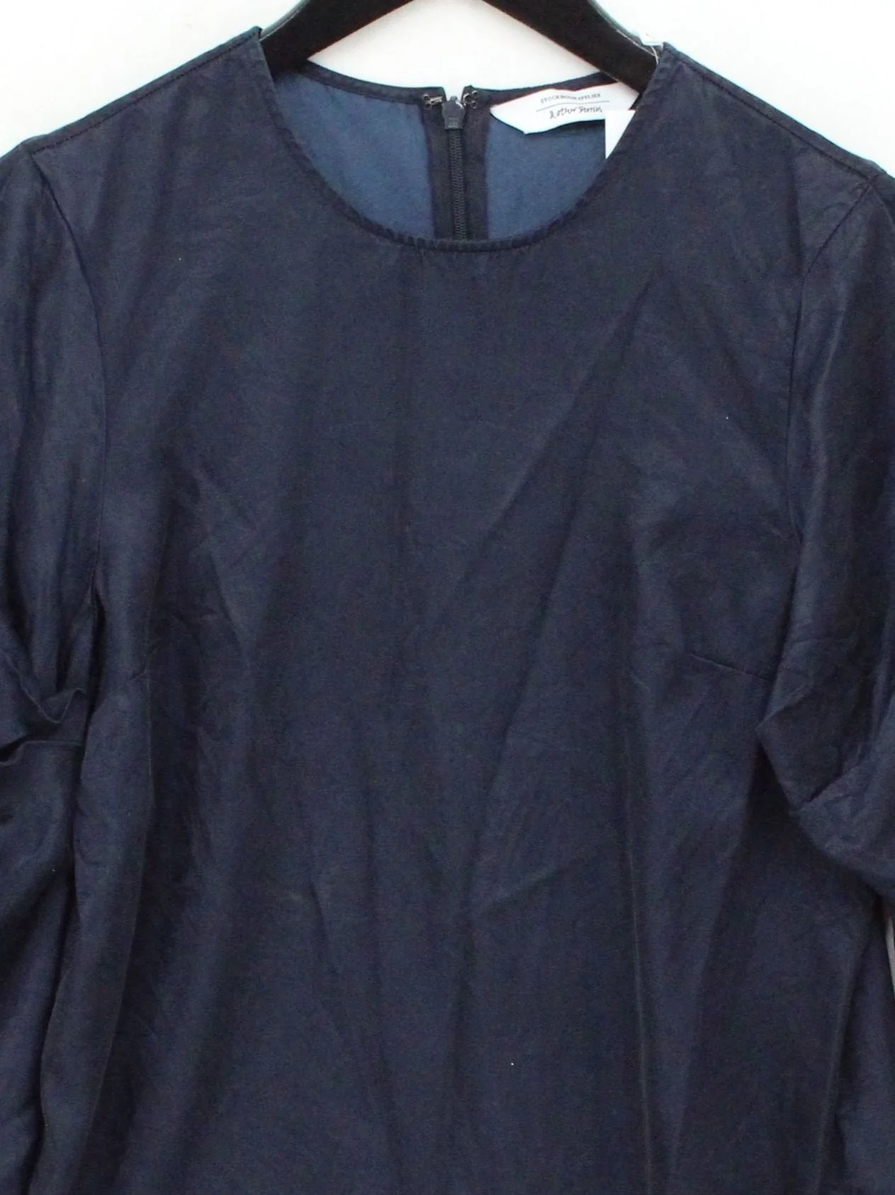 & Other Stories Women's Blouse UK 6 Blue Cotton with Other Basic - Image 3
