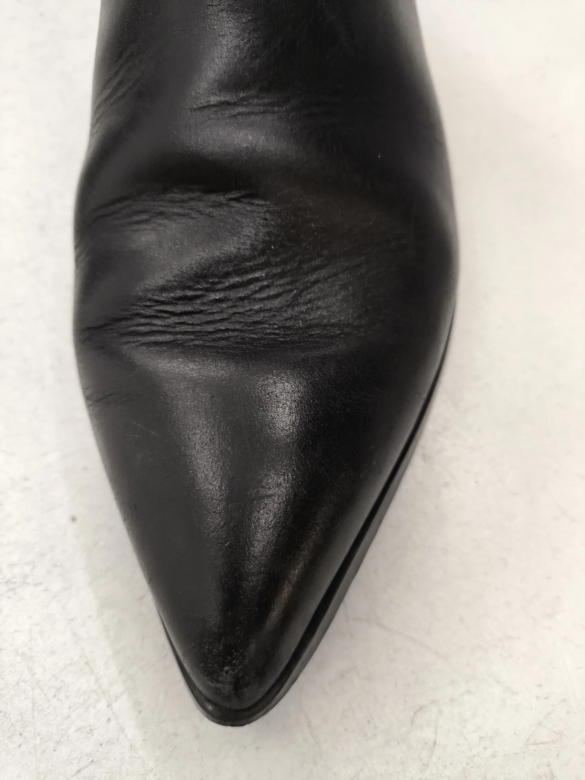 & Other Stories Women's Boots UK 6 Black 100% Leather Chelsea - Image 8