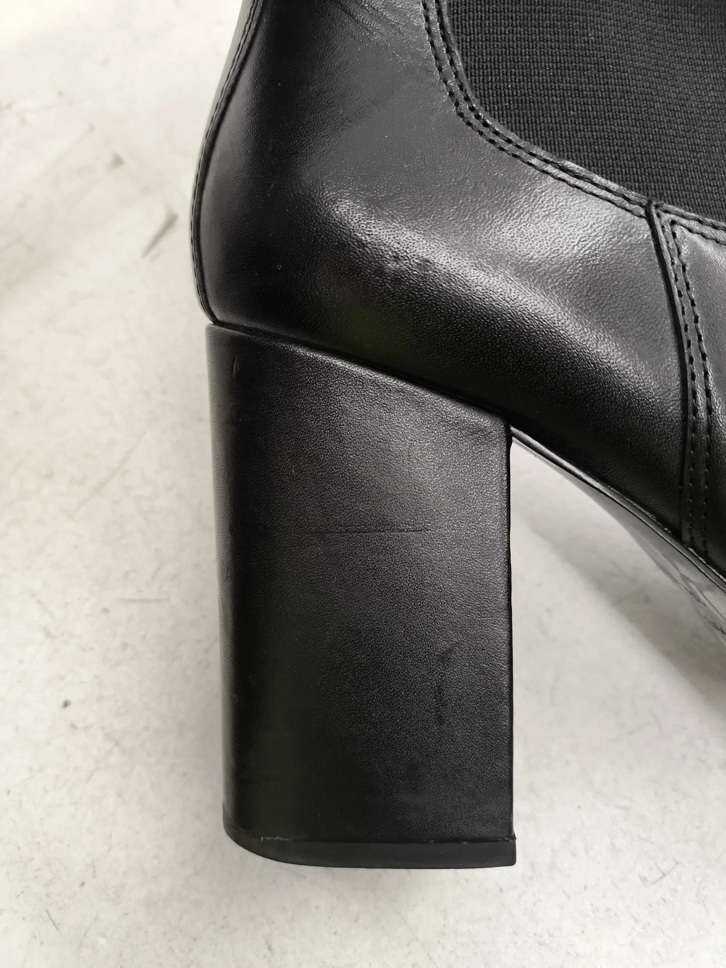& Other Stories Women's Boots UK 6 Black 100% Leather Platform - Image 8