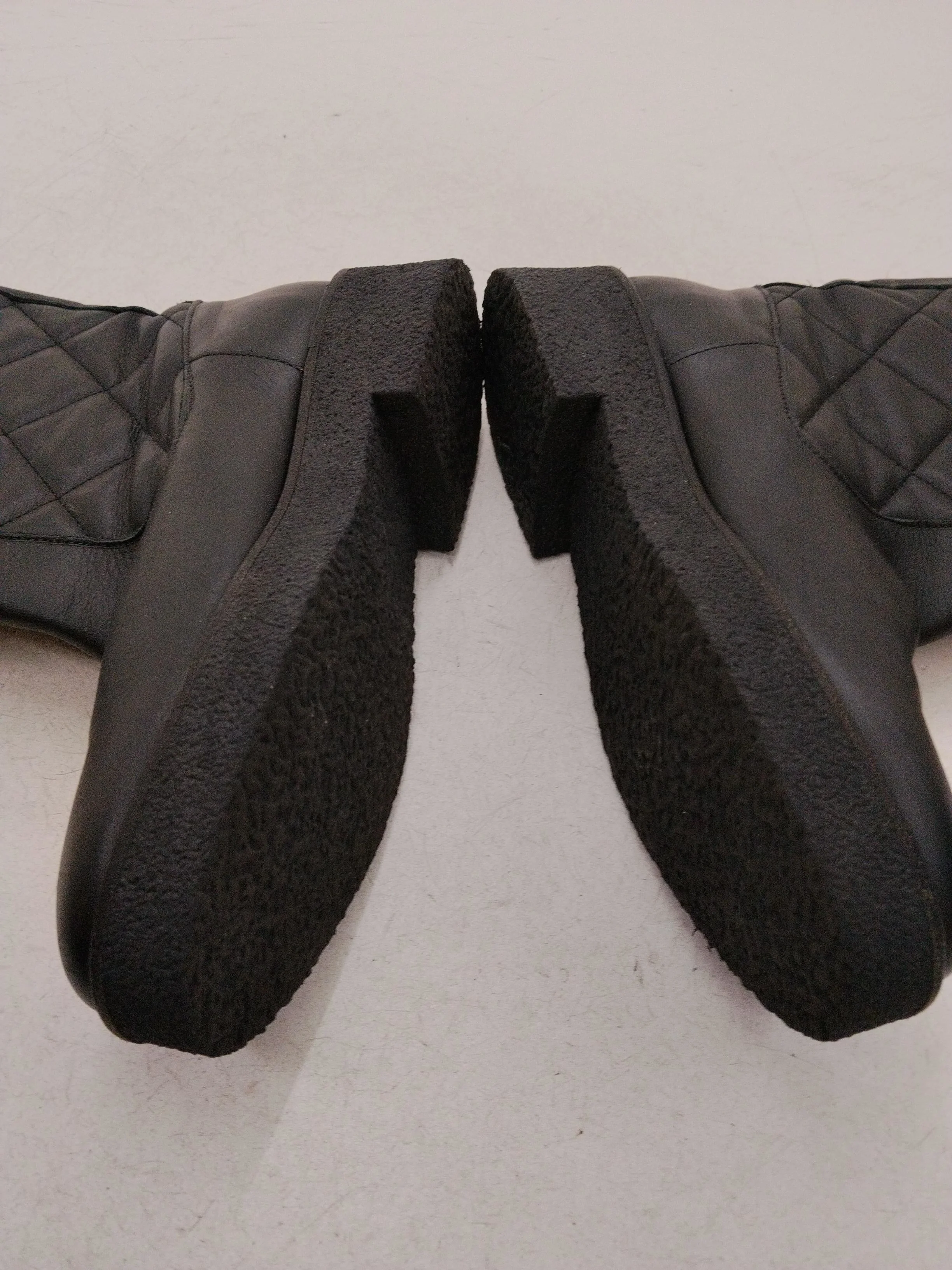 & Other Stories Women's Boots UK 7 Black 100% Leather Platform - Image 7