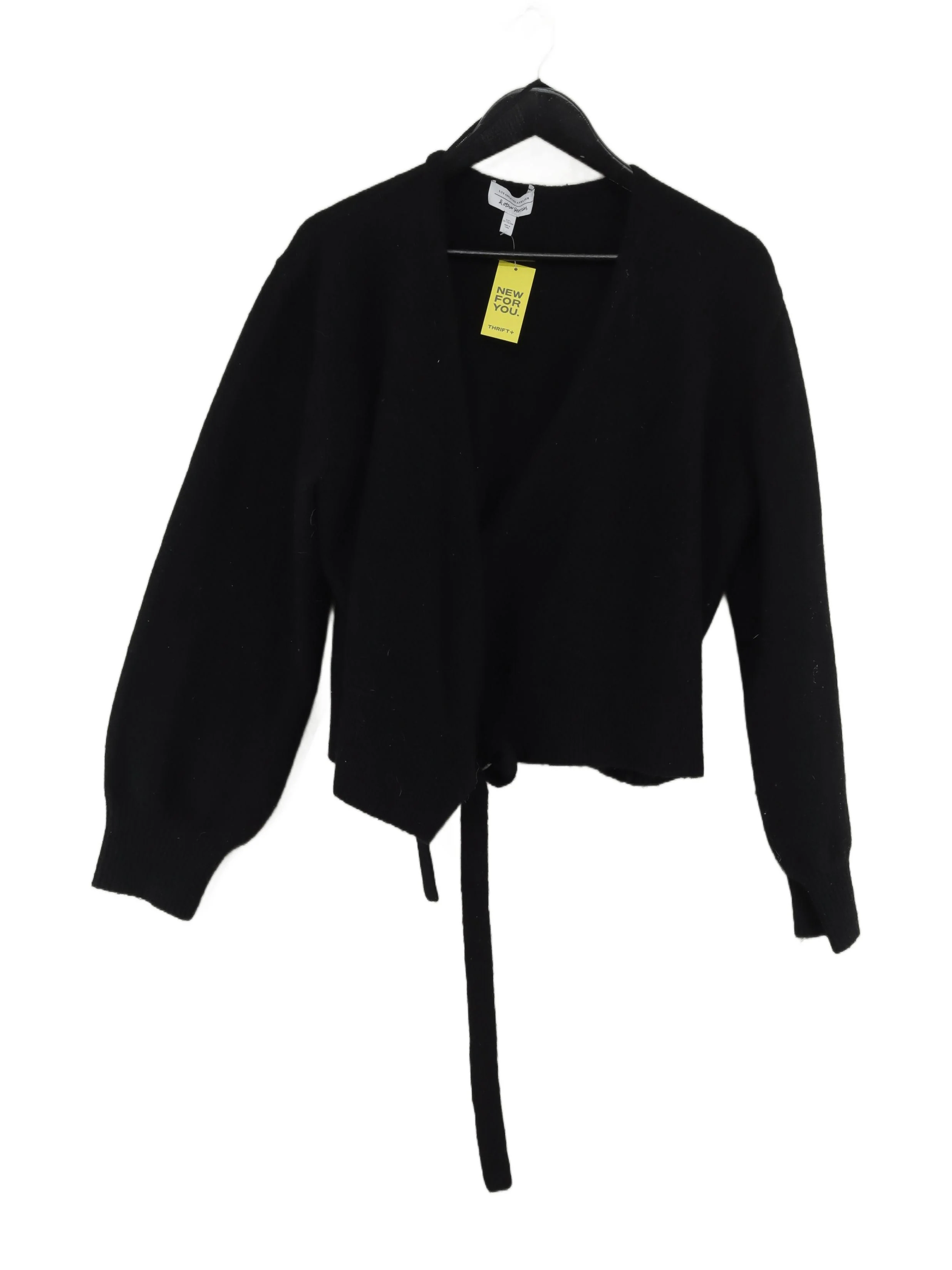 & Other Stories Women's Cardigan L Black Wool