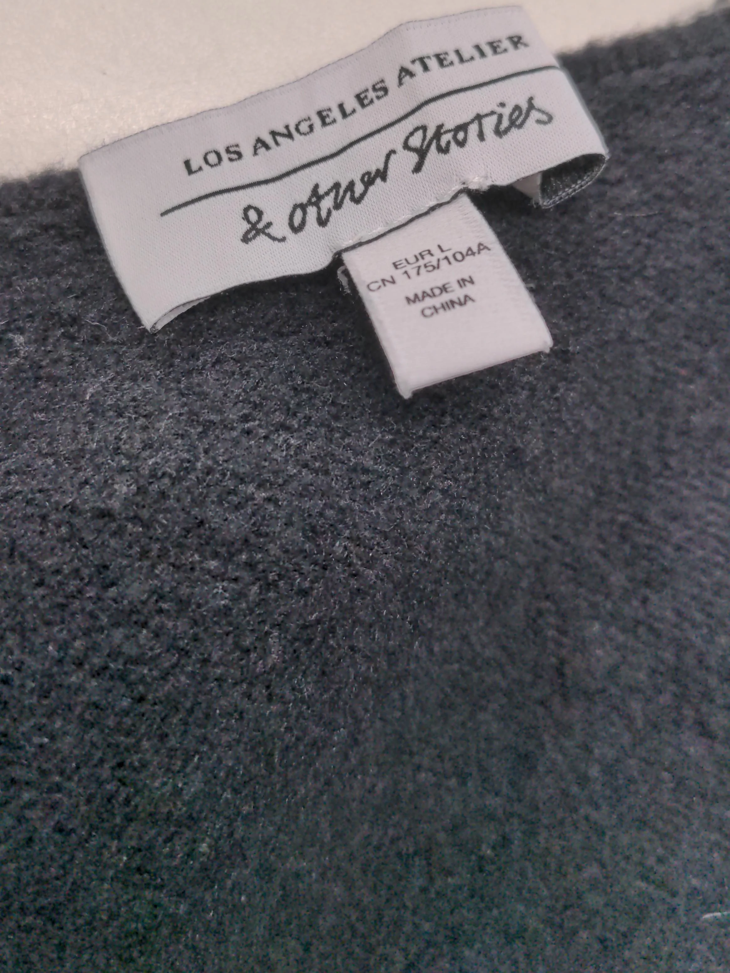 & Other Stories Women's Cardigan L Black Wool - Image 7