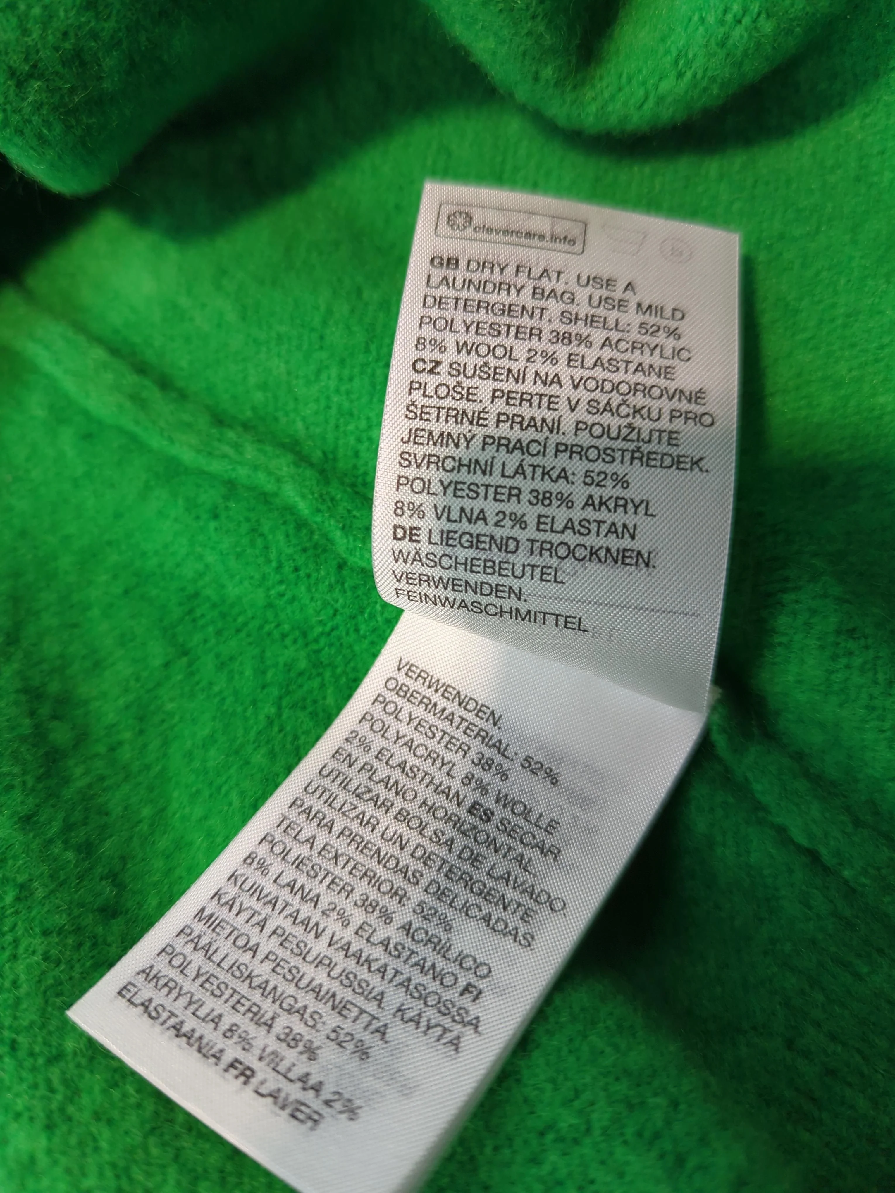 & Other Stories Women's Cardigan L Green Polyester - Image 6