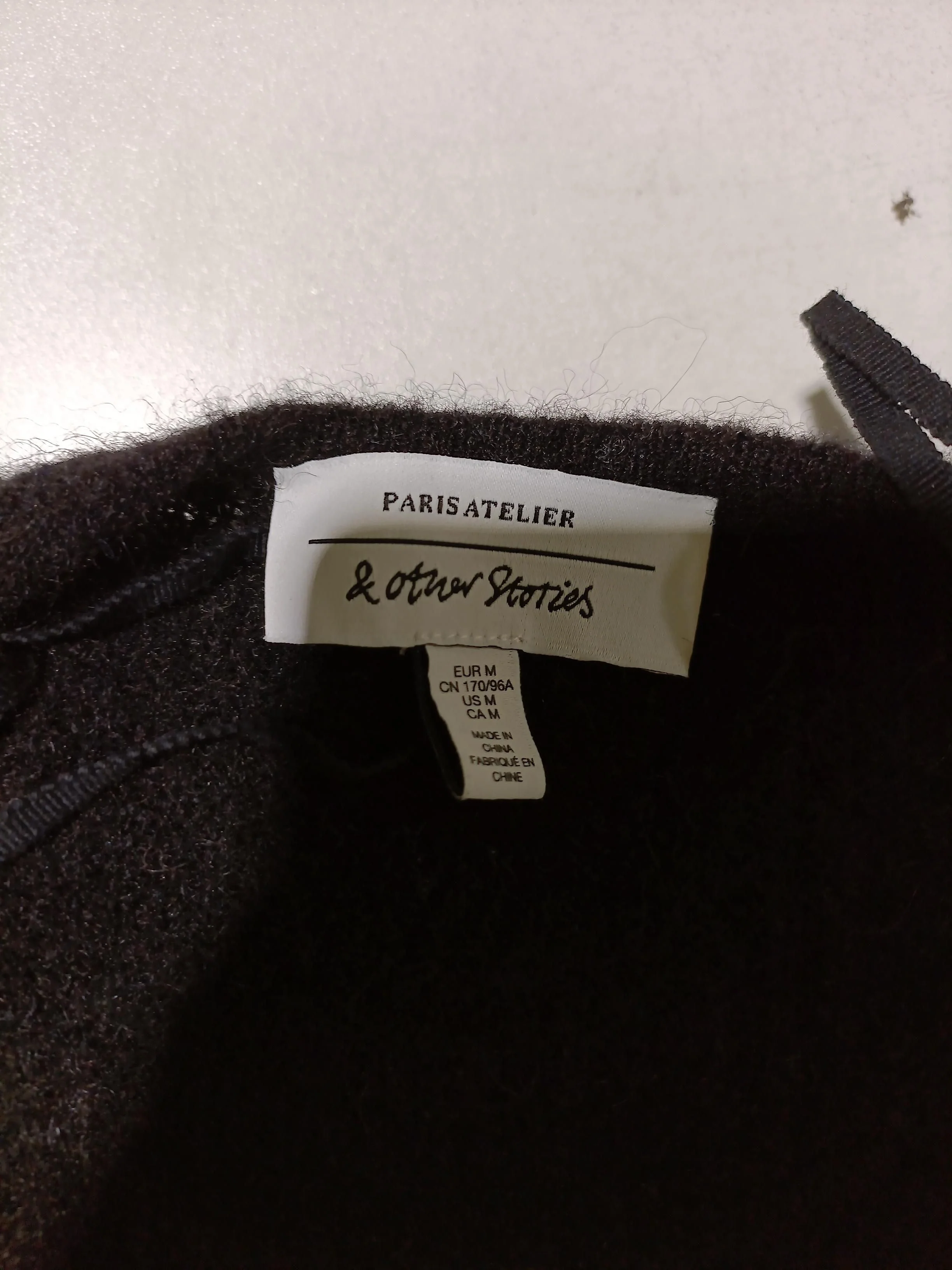 & Other Stories Women's Cardigan M Black 100% Wool Round Neck Cardigan - Image 5