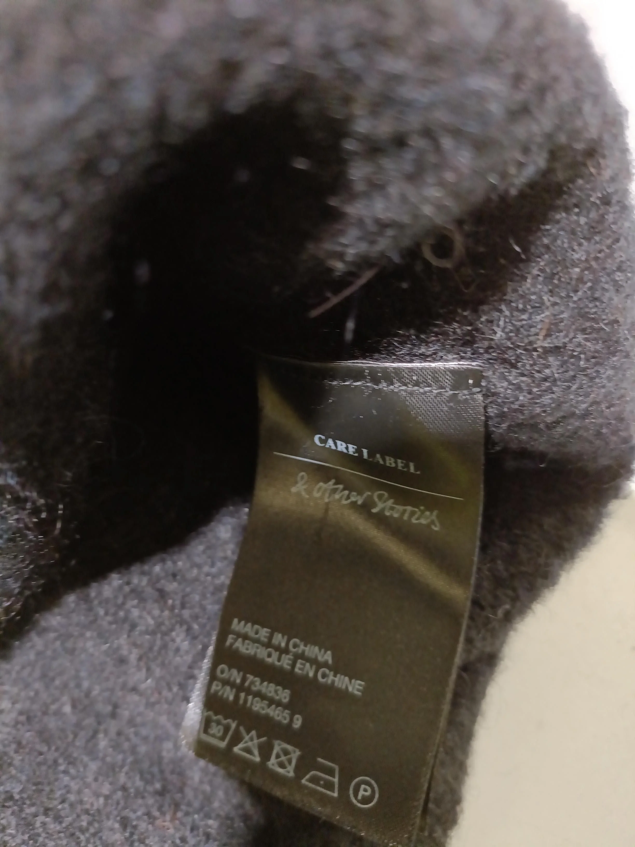 & Other Stories Women's Cardigan M Black 100% Wool Round Neck Cardigan - Image 6