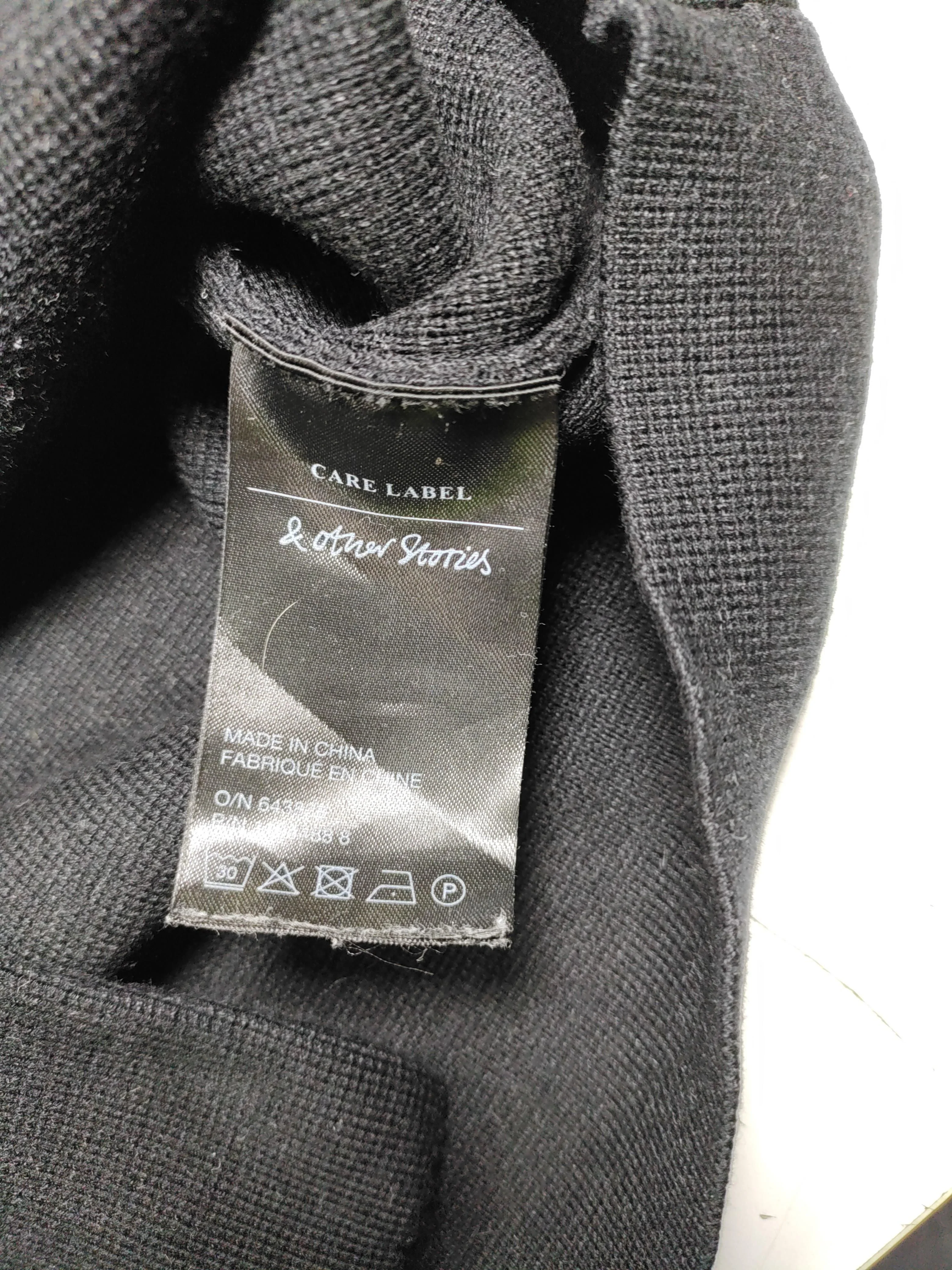 & Other Stories Women's Cardigan S Black 100% Other V-Neck Cardigan - Image 6