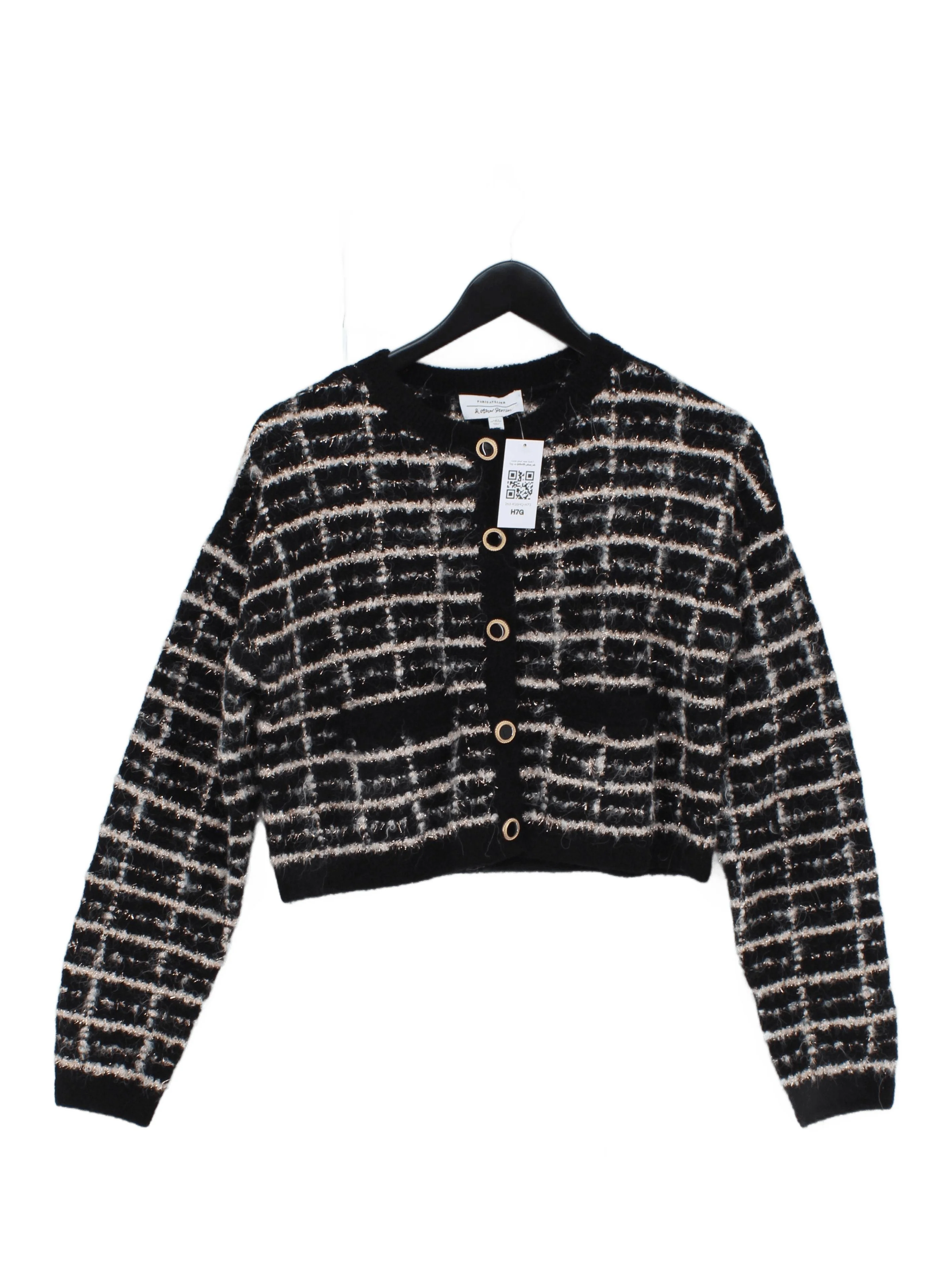 & Other Stories Women's Cardigan S Black Wool