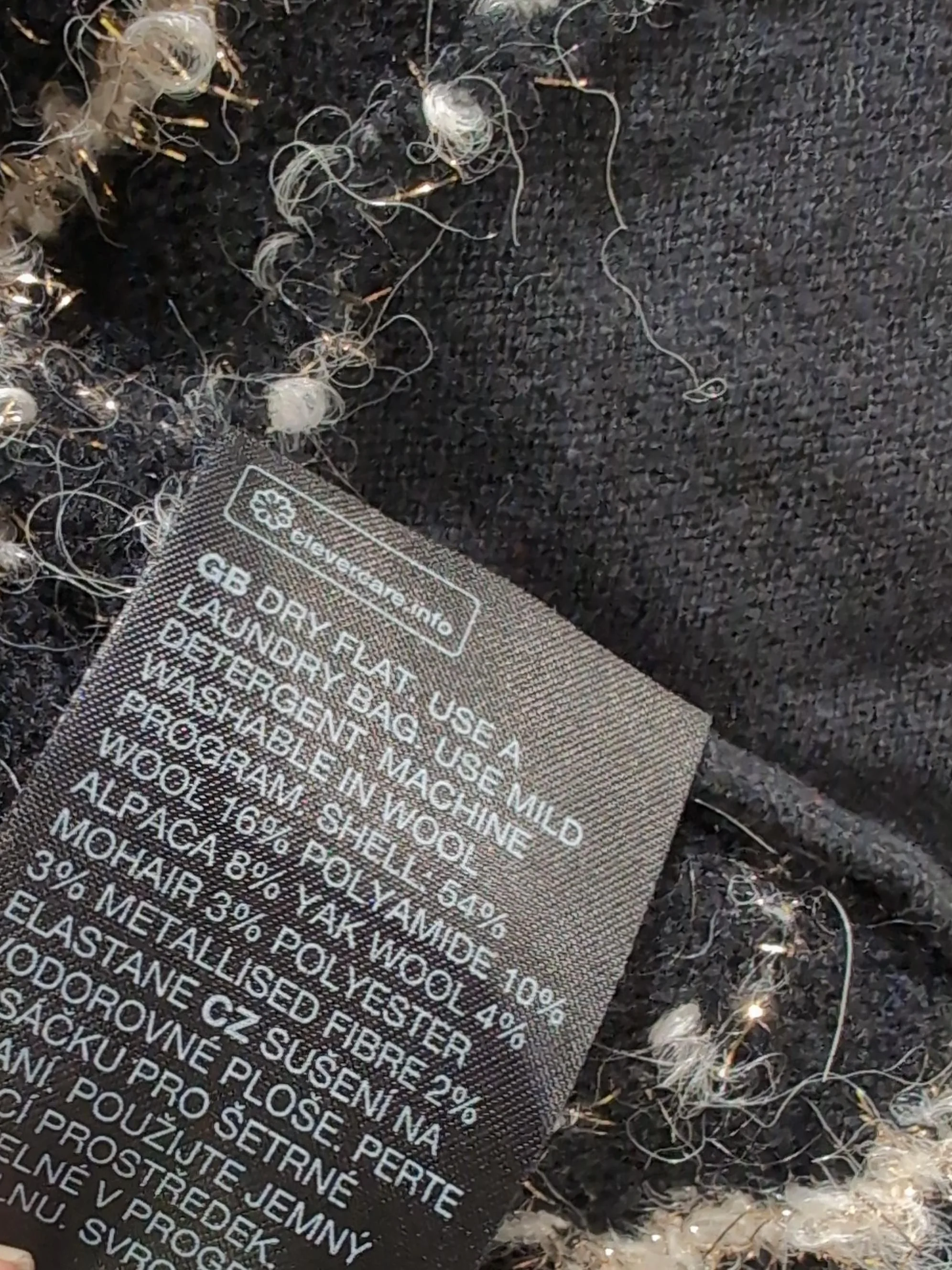 & Other Stories Women's Cardigan S Black Wool - Image 7