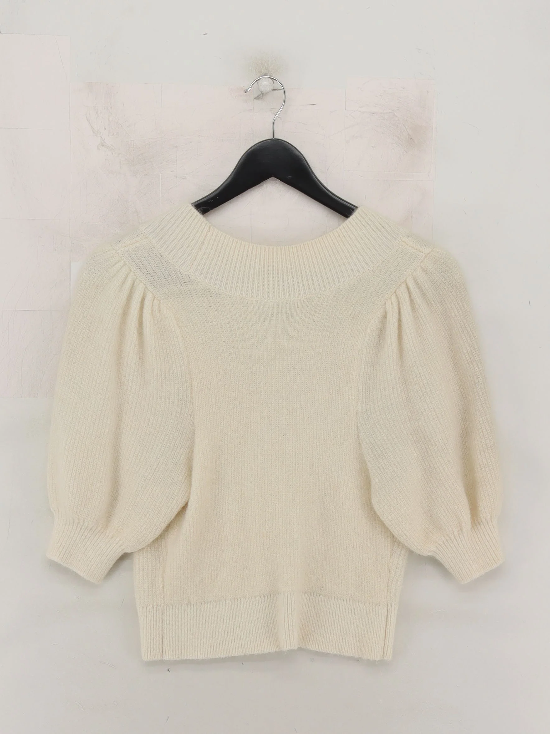 & Other Stories Women's Cardigan S Cream Viscose - Image 2