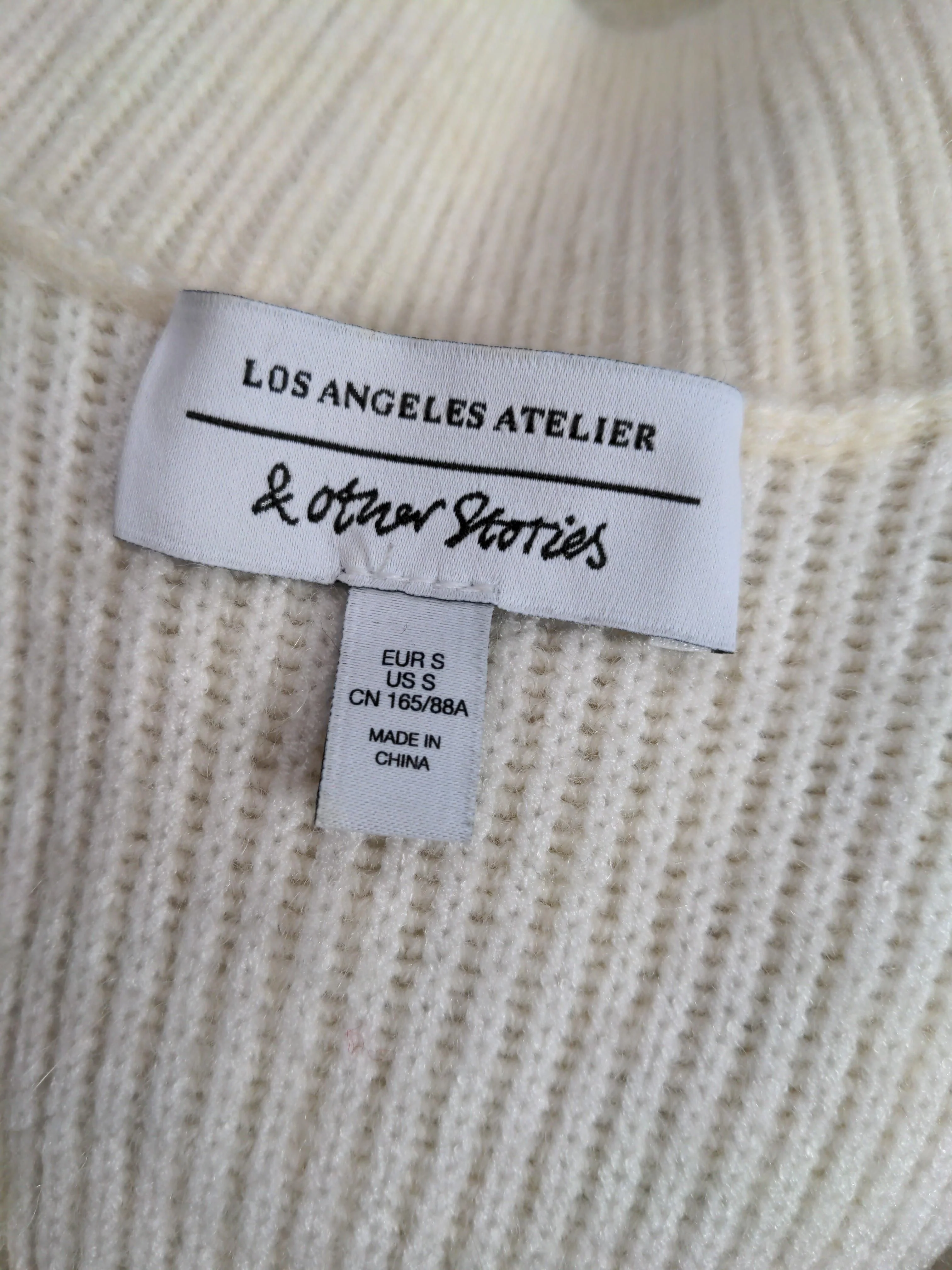 & Other Stories Women's Cardigan S Cream Viscose - Image 5
