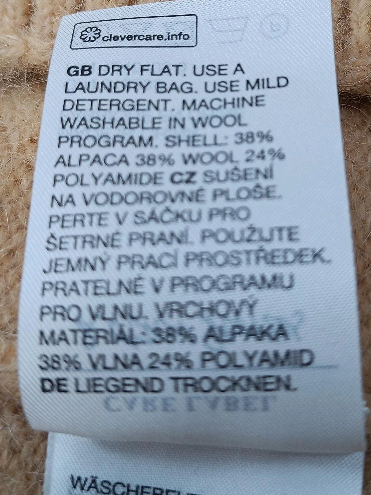& Other Stories Women's Cardigan S Tan Wool with Polyamide, Other Cardigan - Image 7