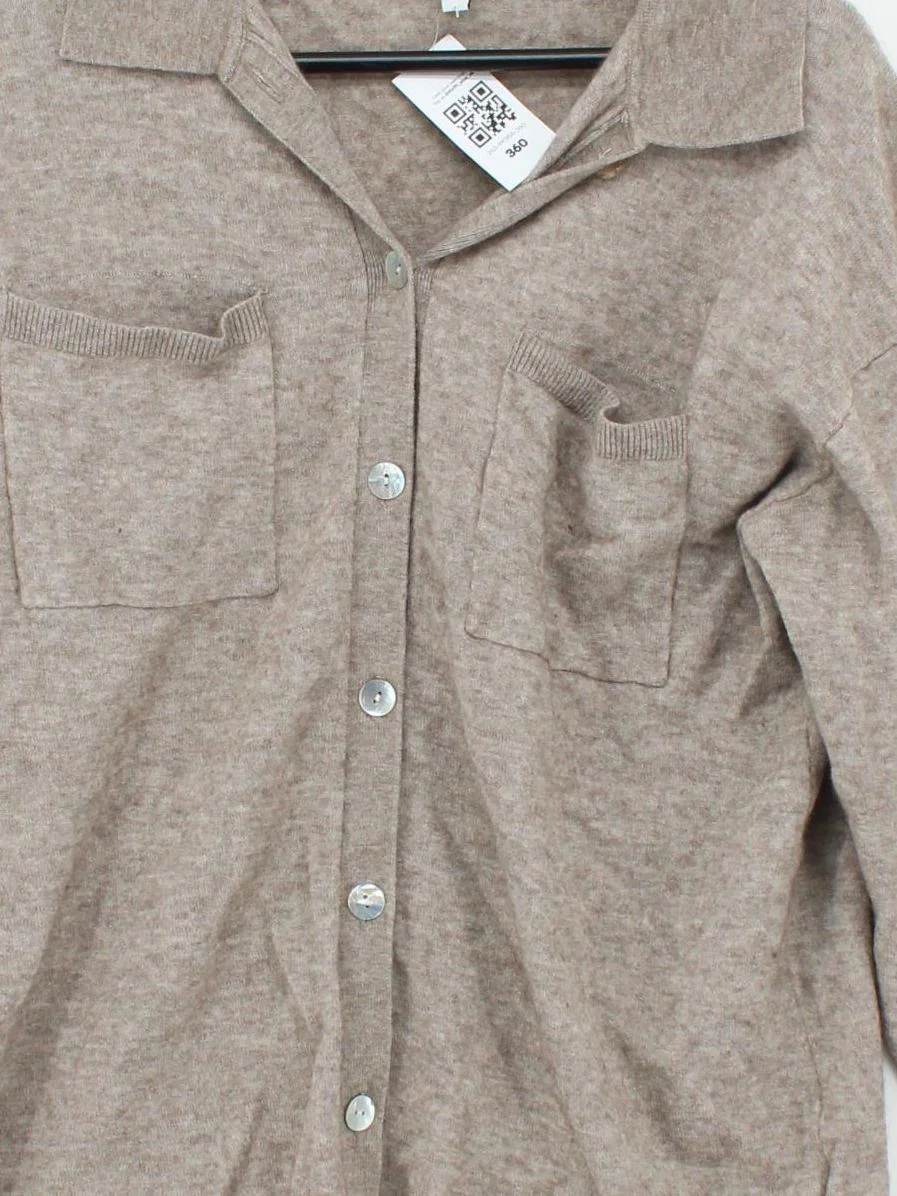 & Other Stories Women's Cardigan XS Brown Wool - Image 3