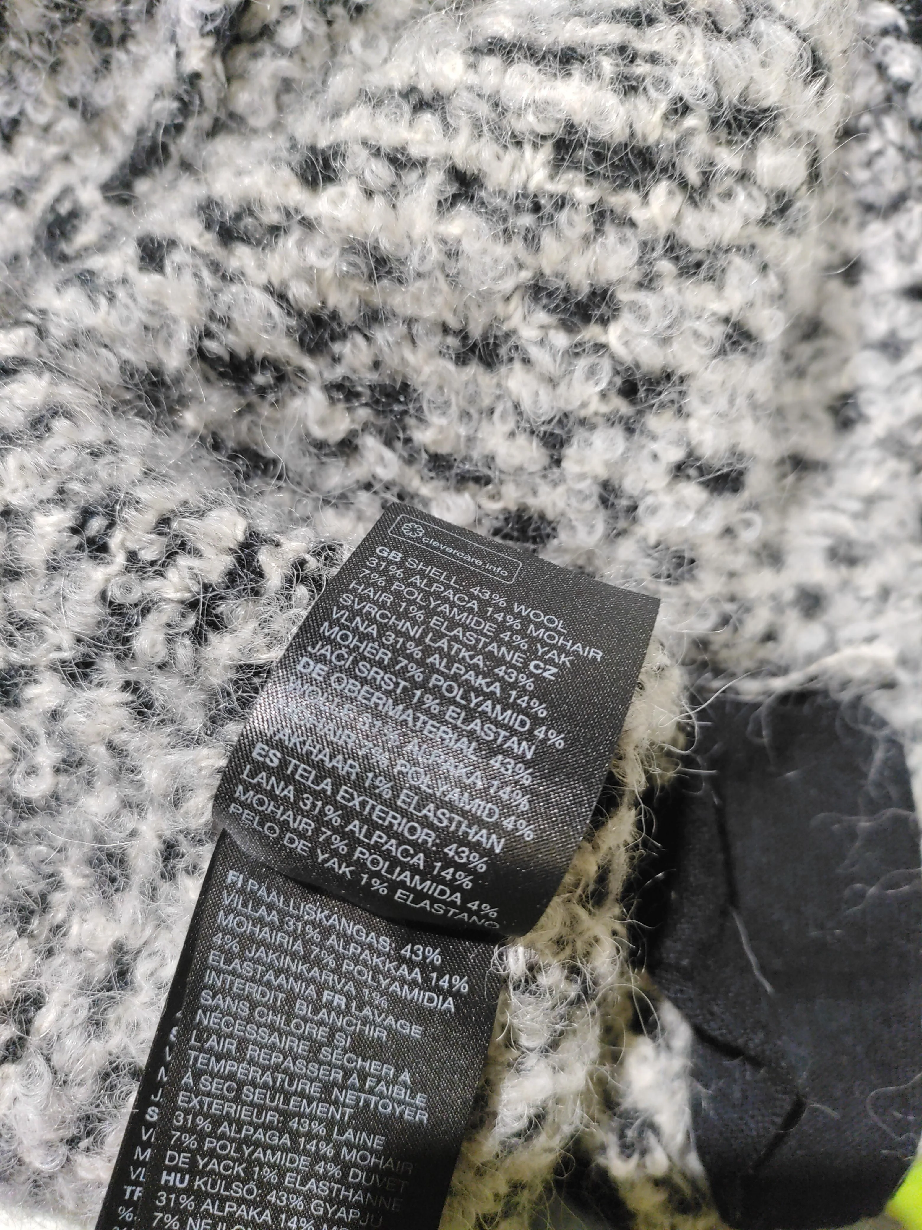 & Other Stories Women's Cardigan XS Multi Wool - Image 6