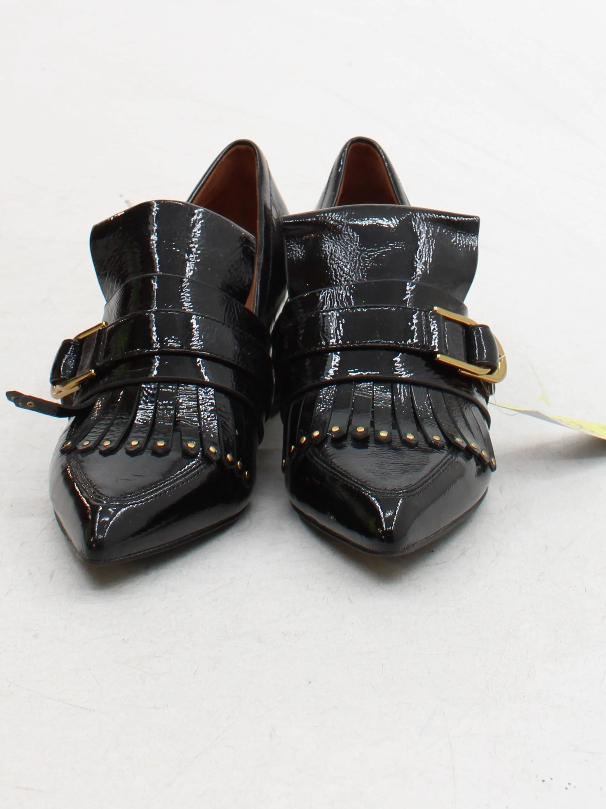 & Other Stories Women's Heels UK 6 Black 100% Leather Court - Image 2