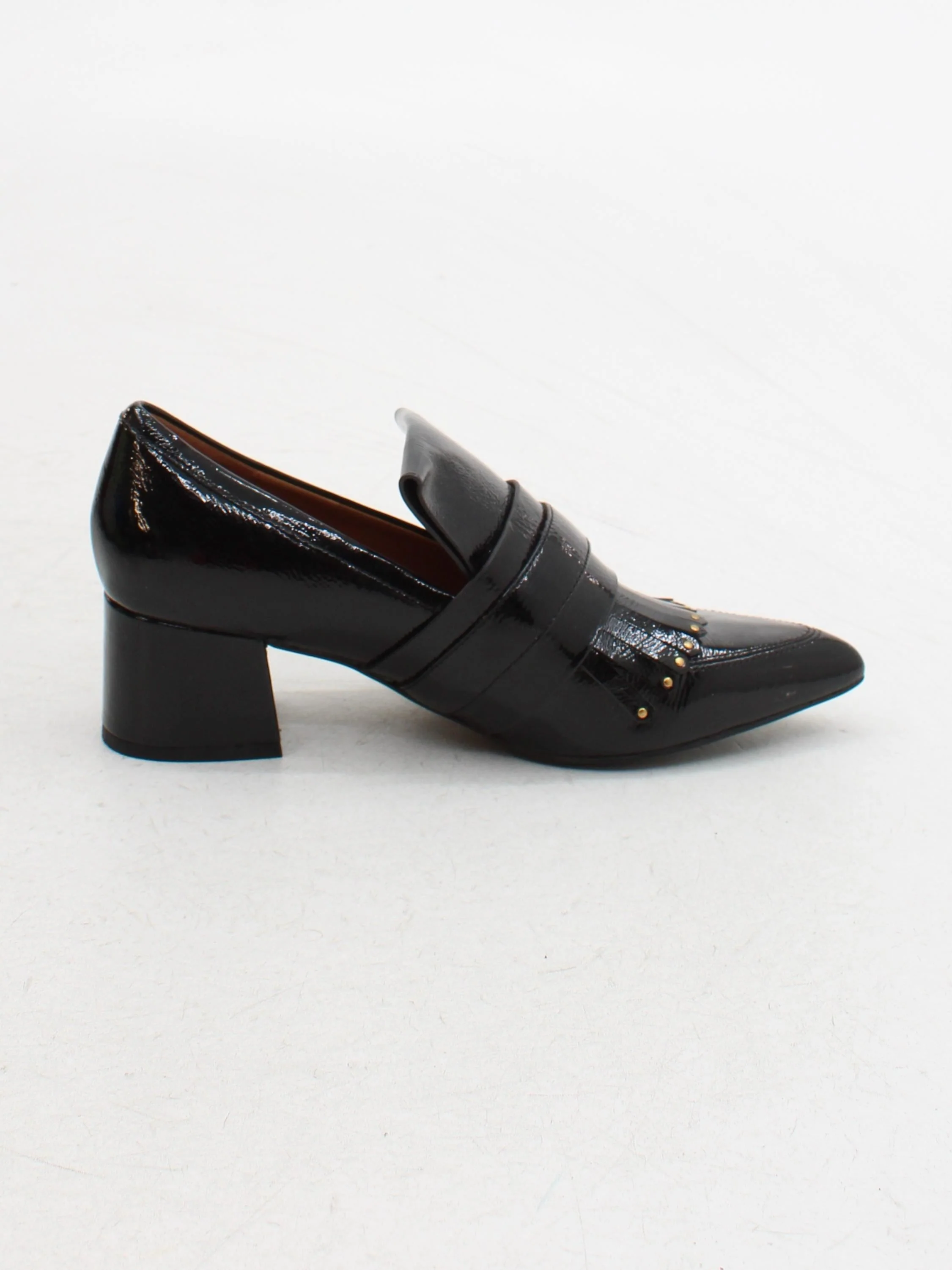 & Other Stories Women's Heels UK 6 Black 100% Leather Court - Image 5