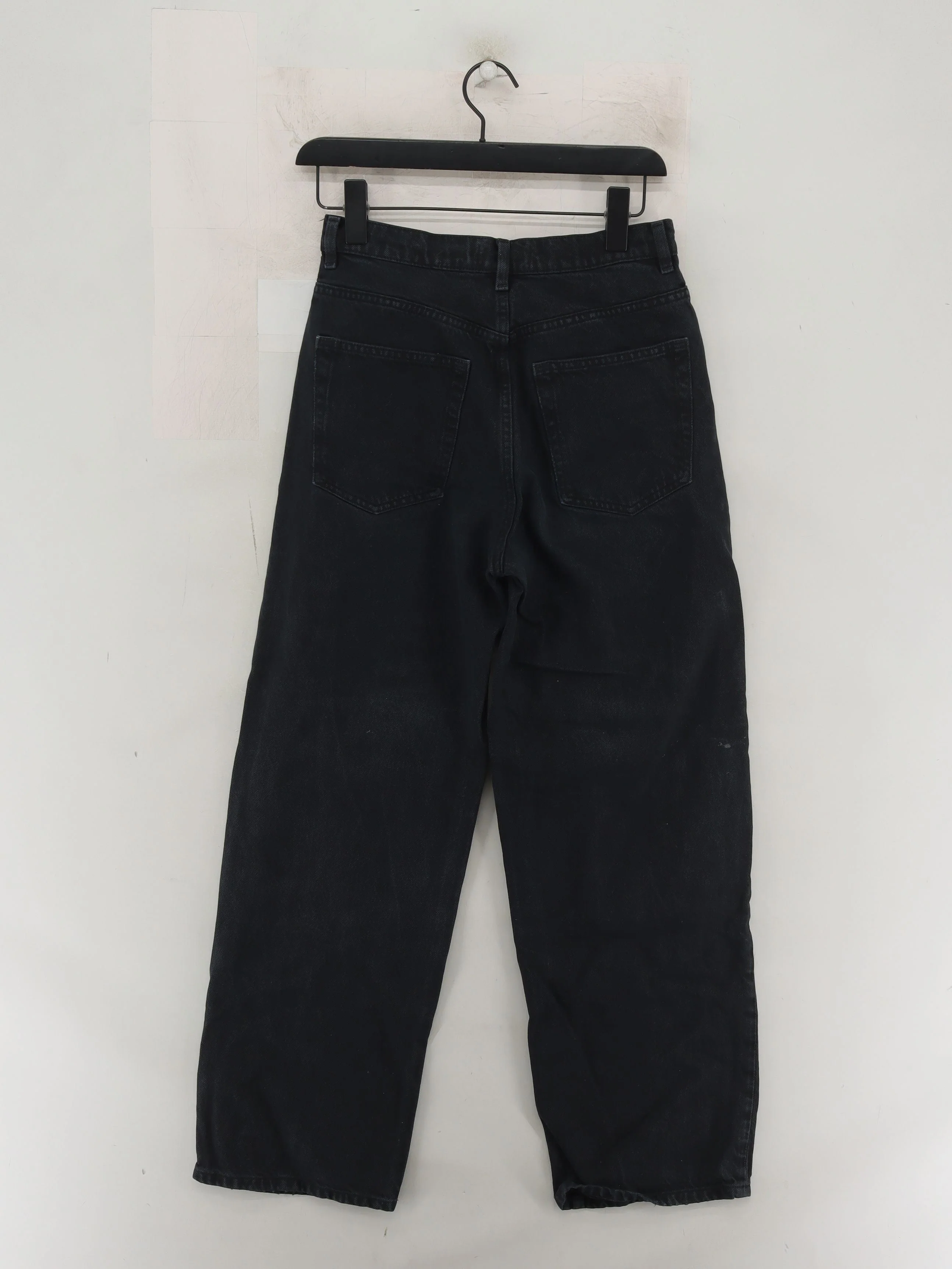 & Other Stories Women's Jeans UK 10 Black 100% Other Wide-Leg - Image 2