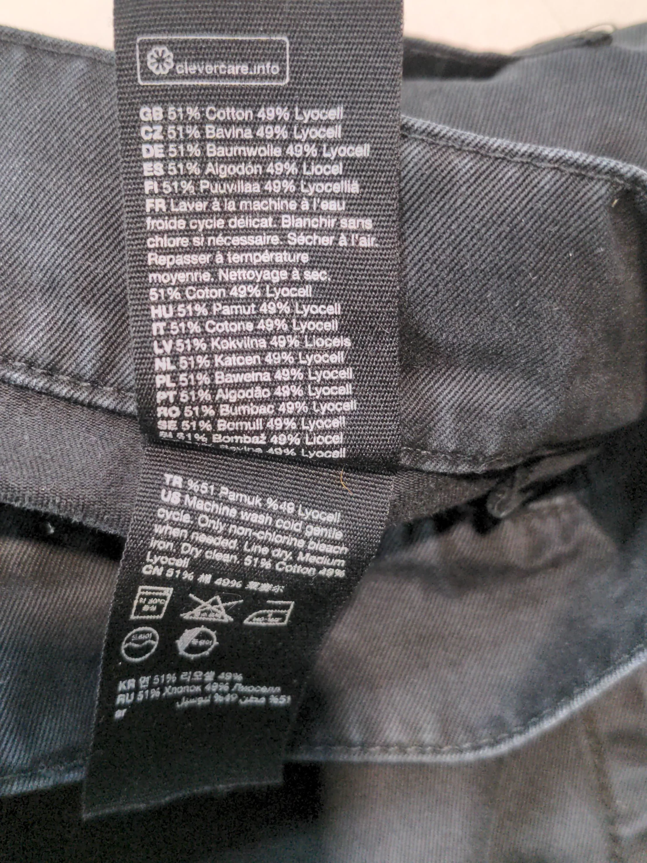 & Other Stories Women's Jeans UK 8 Black Cotton with Lyocell Modal Straight - Image 7