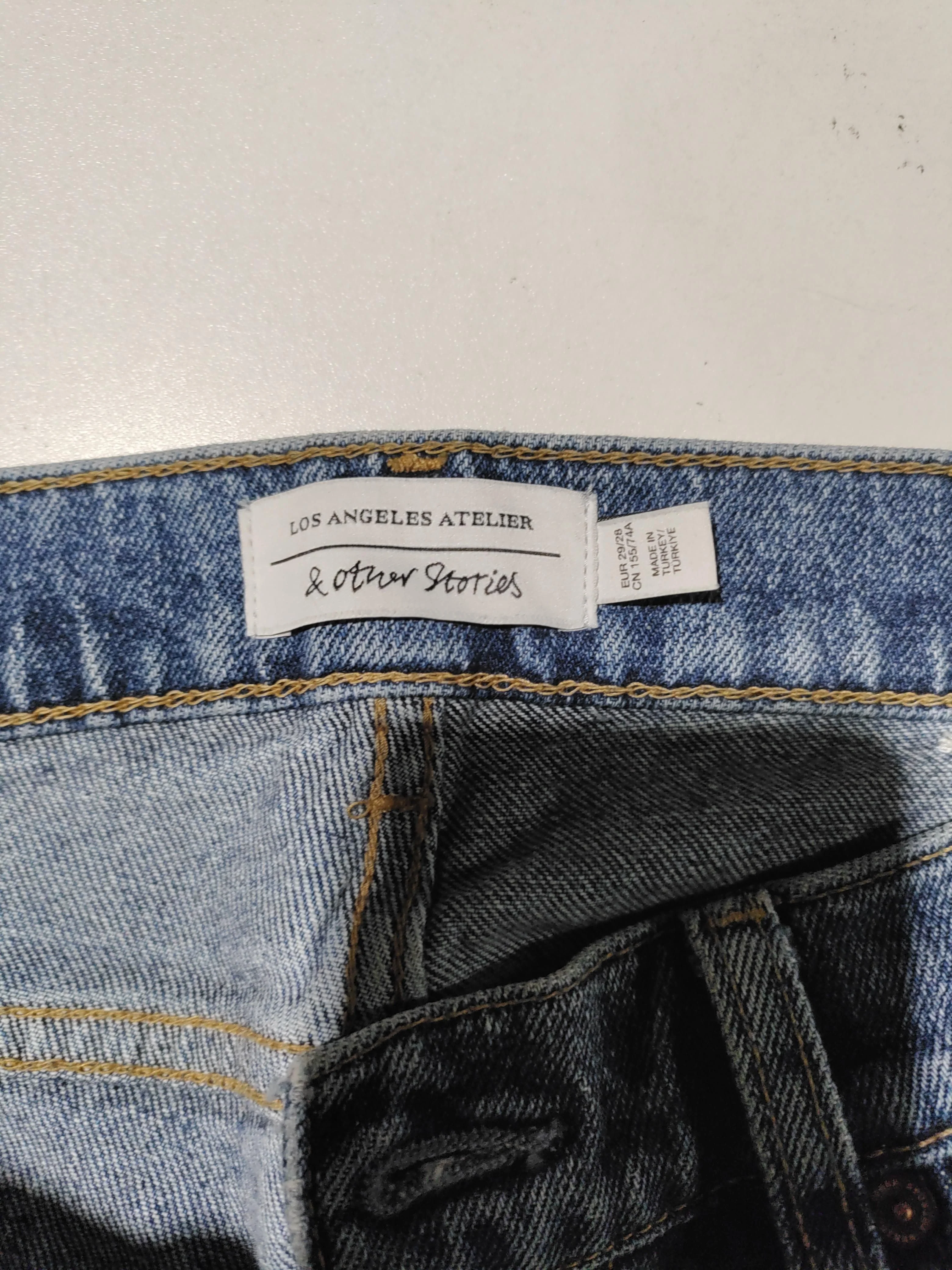 & Other Stories Women's Jeans UK 8 Blue 100% Cotton Straight - Image 5
