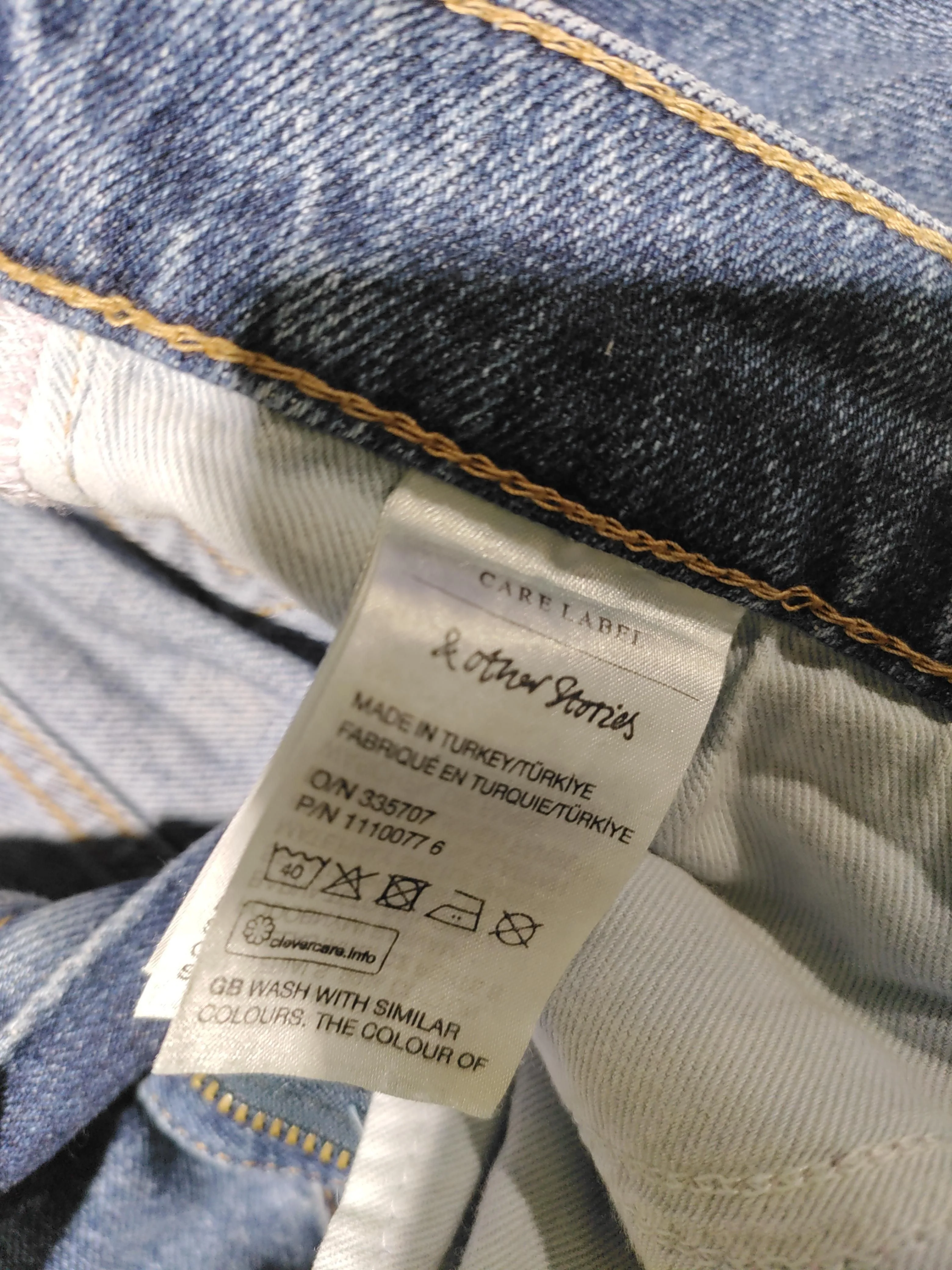 & Other Stories Women's Jeans UK 8 Blue 100% Cotton Straight - Image 6