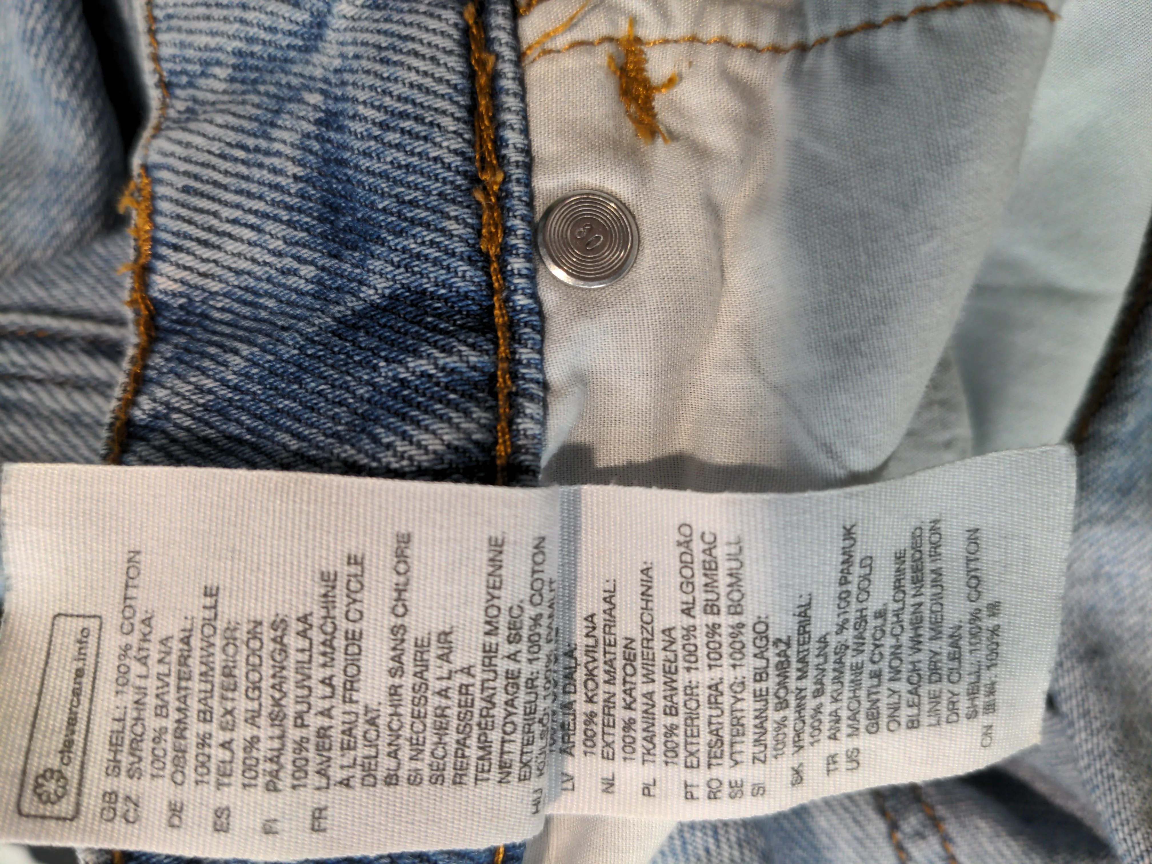 & Other Stories Women's Jeans W 26 in Blue 100% Cotton Straight - Image 6