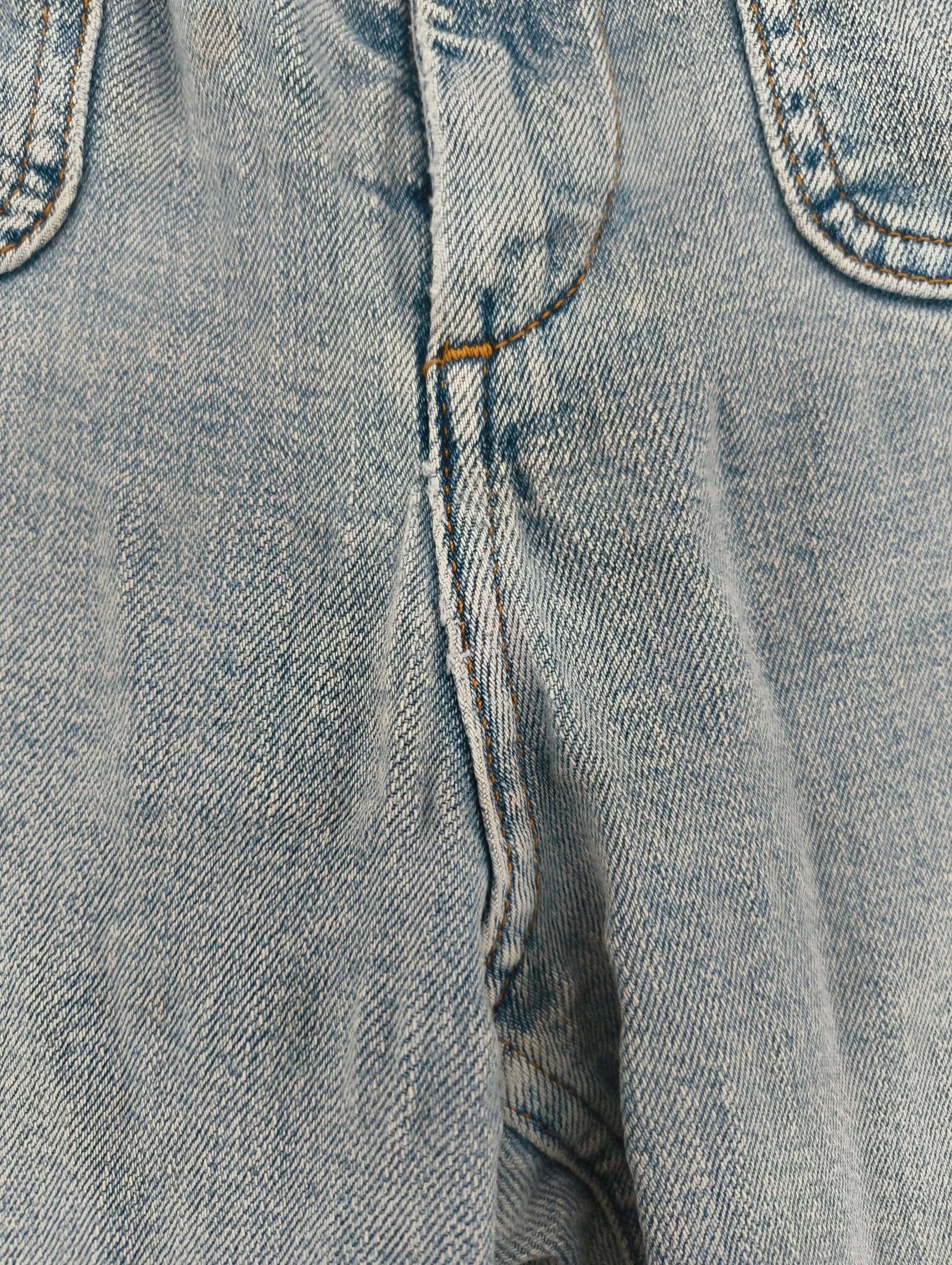 & Other Stories Women's Jeans W 26 in Blue Cotton with Elastane Wide-Leg - Image 5