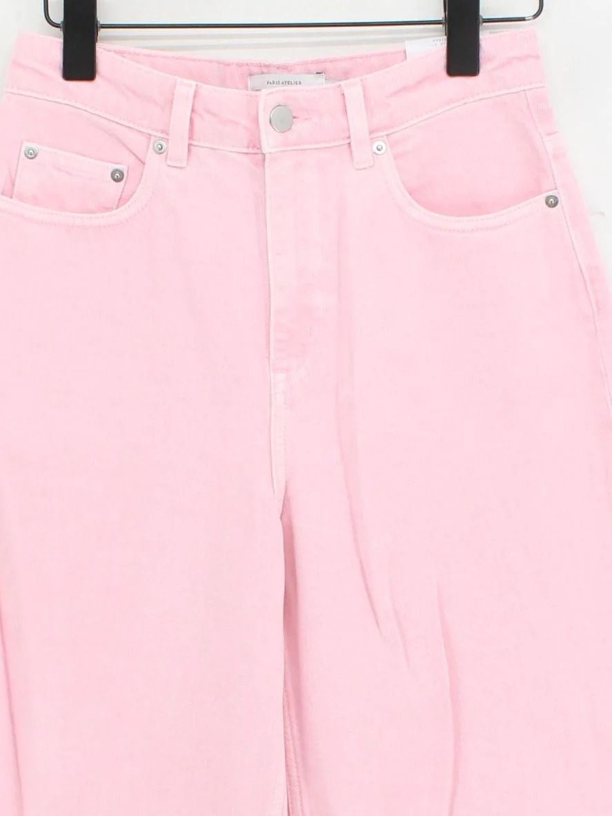 & Other Stories Women's Jeans W 27 in Pink 100% Other Straight - Image 3