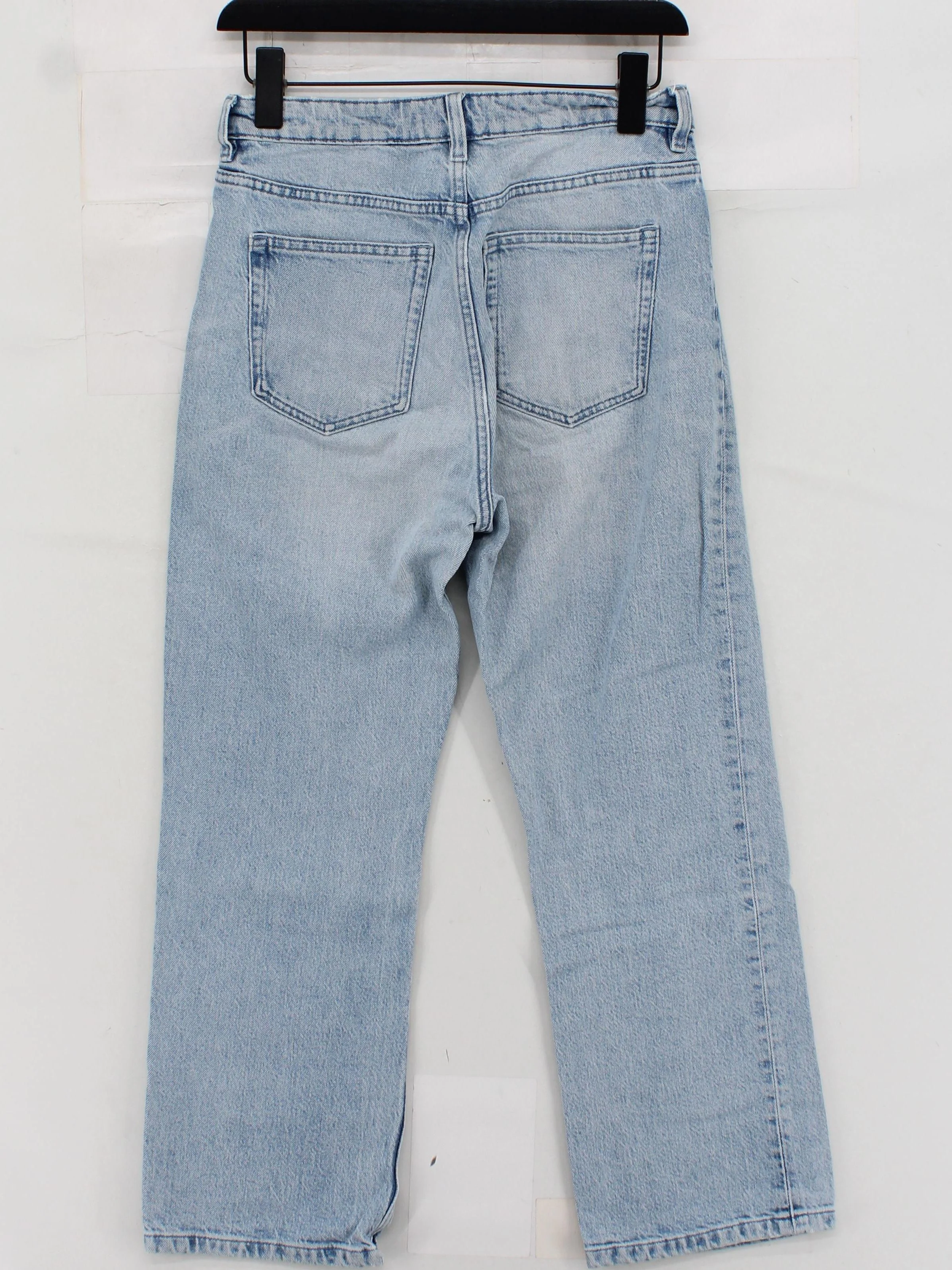 & Other Stories Women's Jeans W 28 in Blue Cotton with Elastane Straight - Image 2