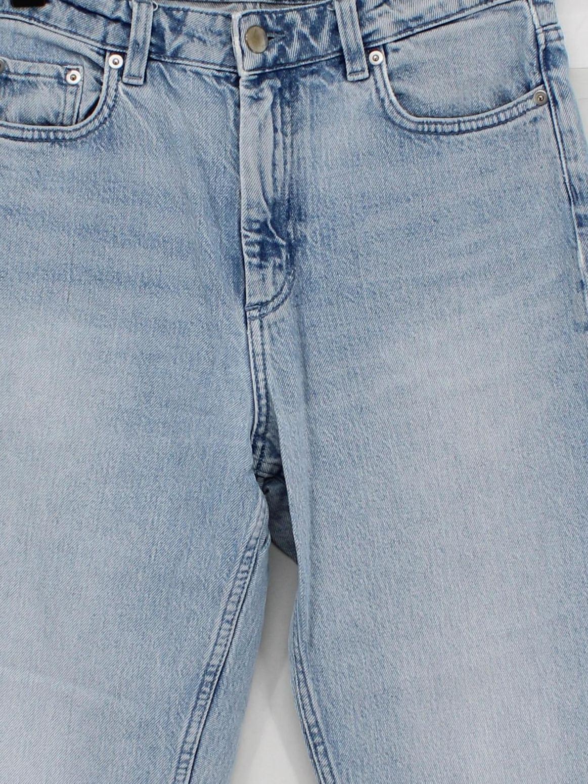 & Other Stories Women's Jeans W 28 in Blue Cotton with Elastane Straight - Image 3