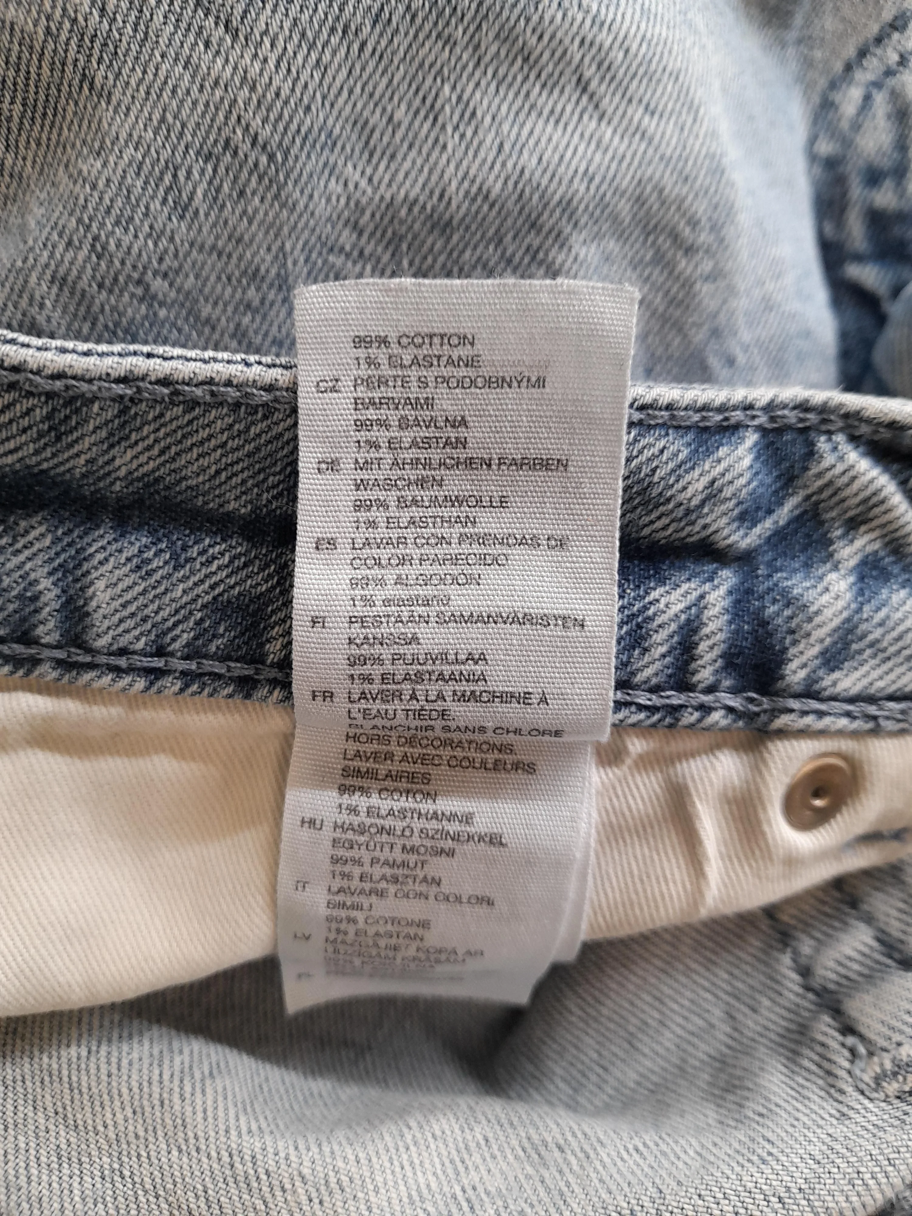 & Other Stories Women's Jeans W 28 in Blue Cotton with Elastane Straight - Image 6