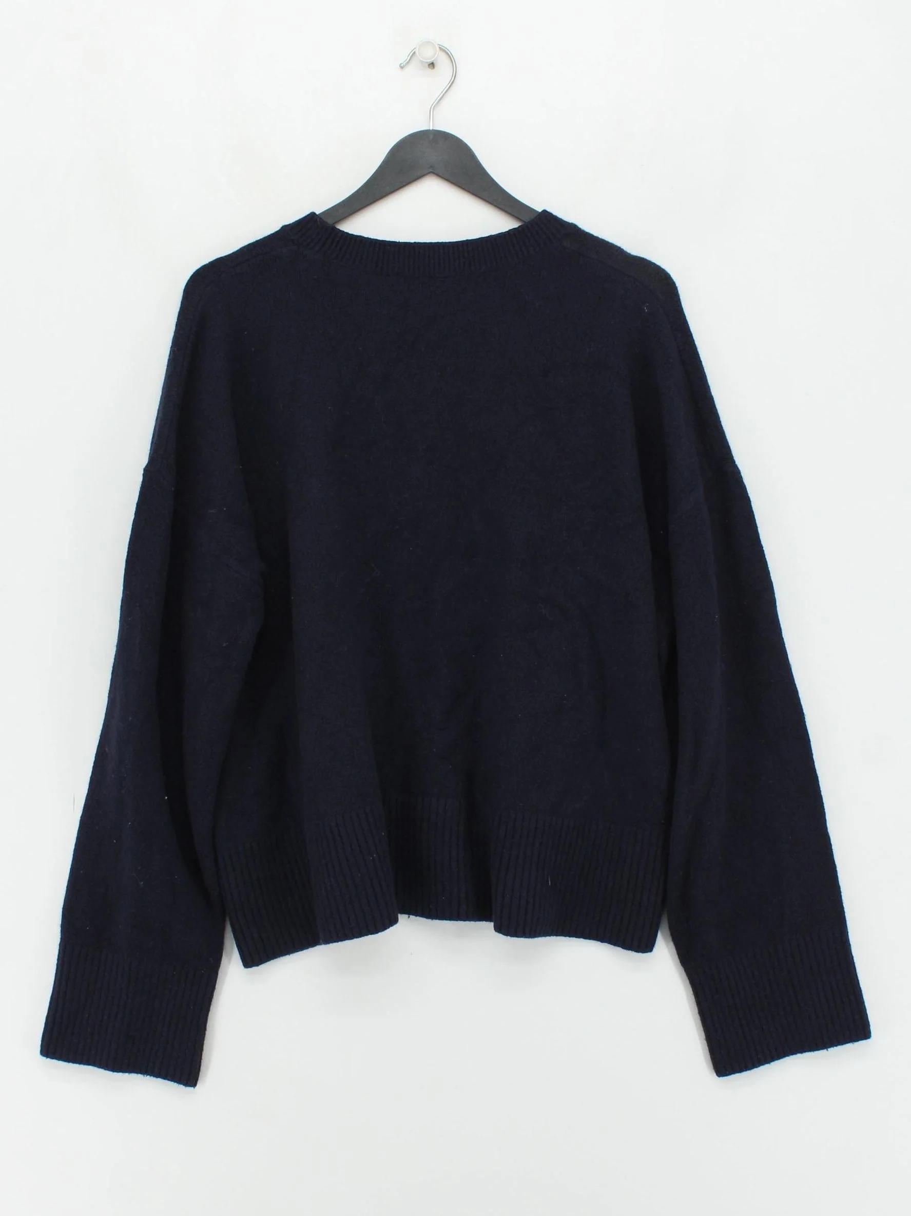 & Other Stories Women's Jumper L Blue Cotton - Image 2